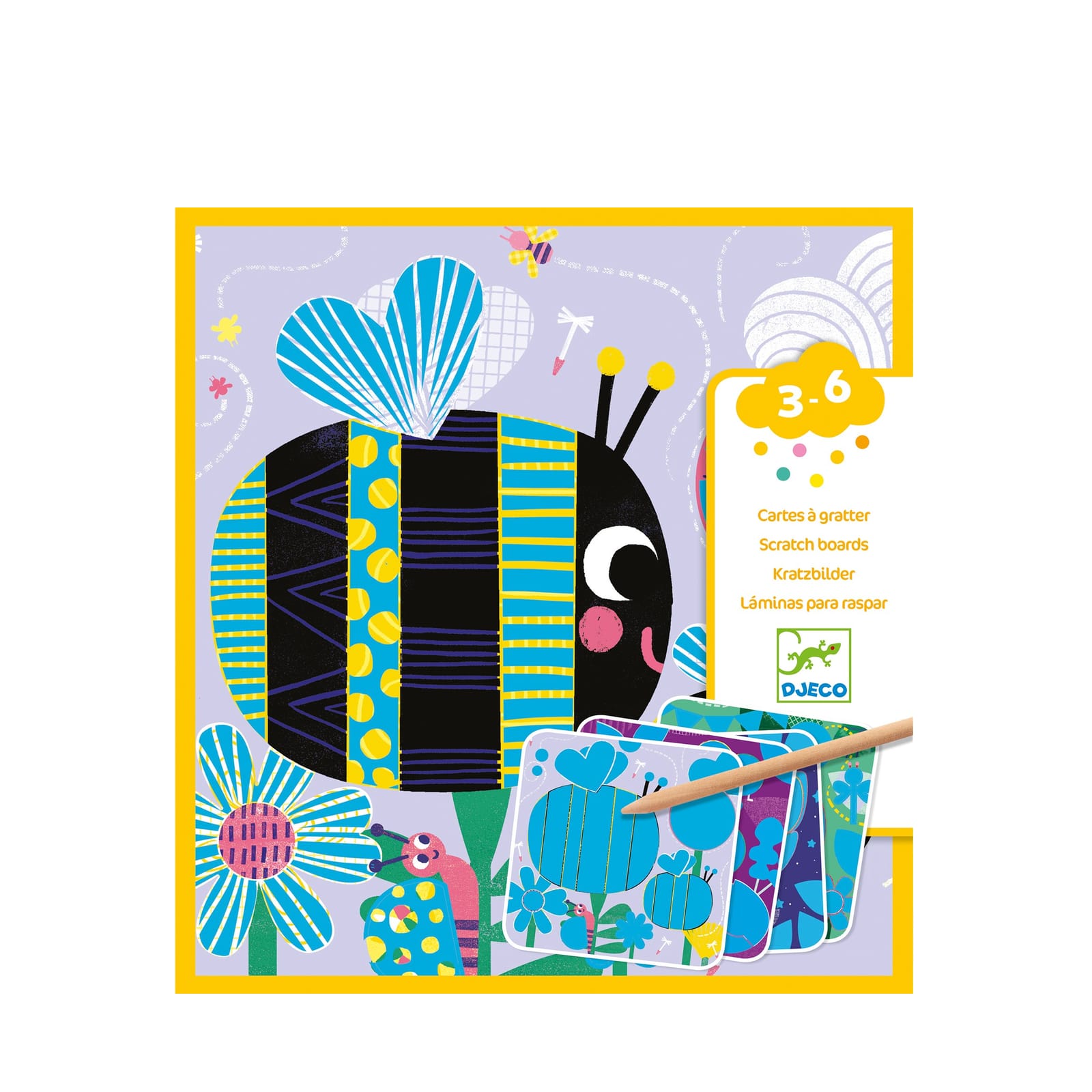 Colour Scratch Boards - Bugs