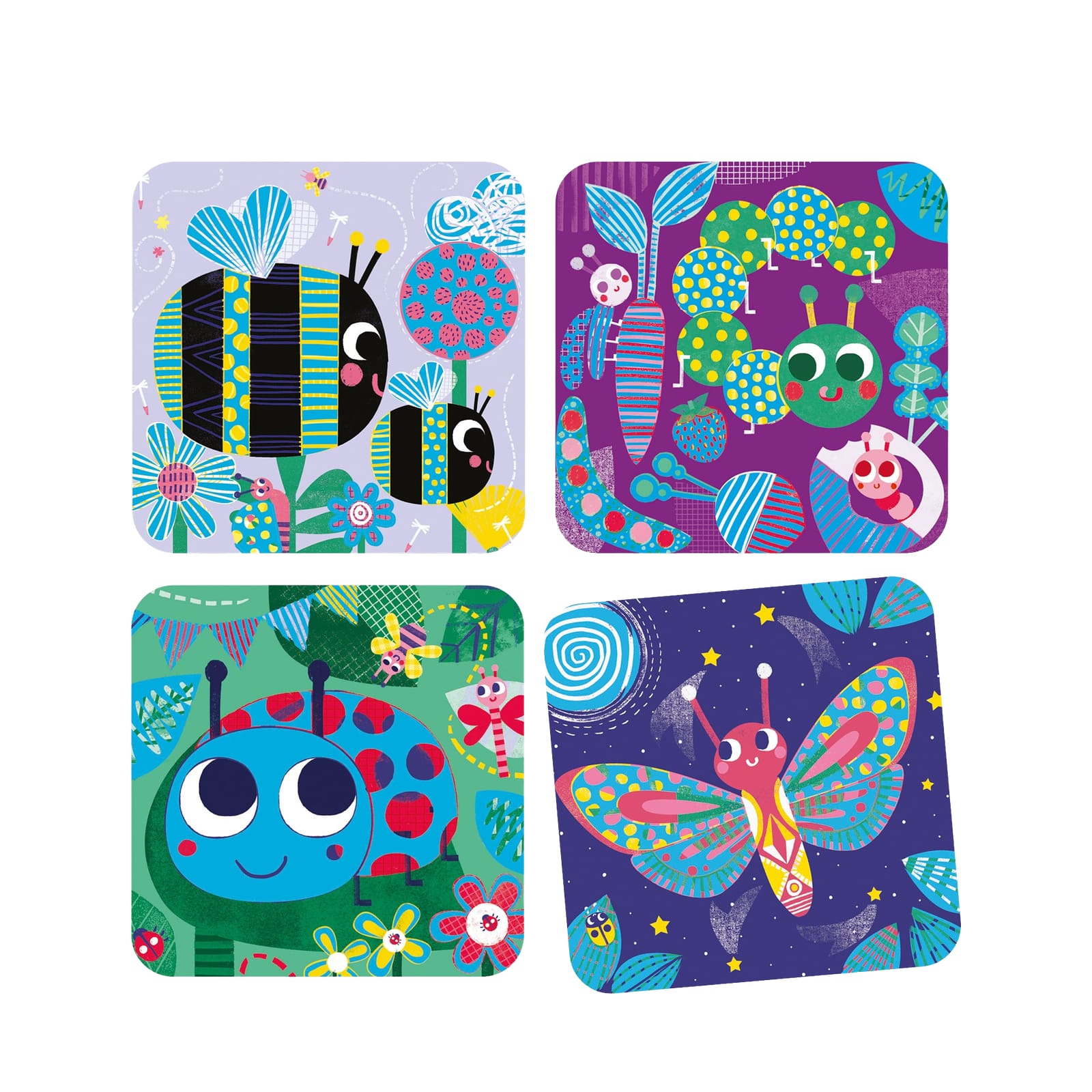 Colour Scratch Boards - Bugs