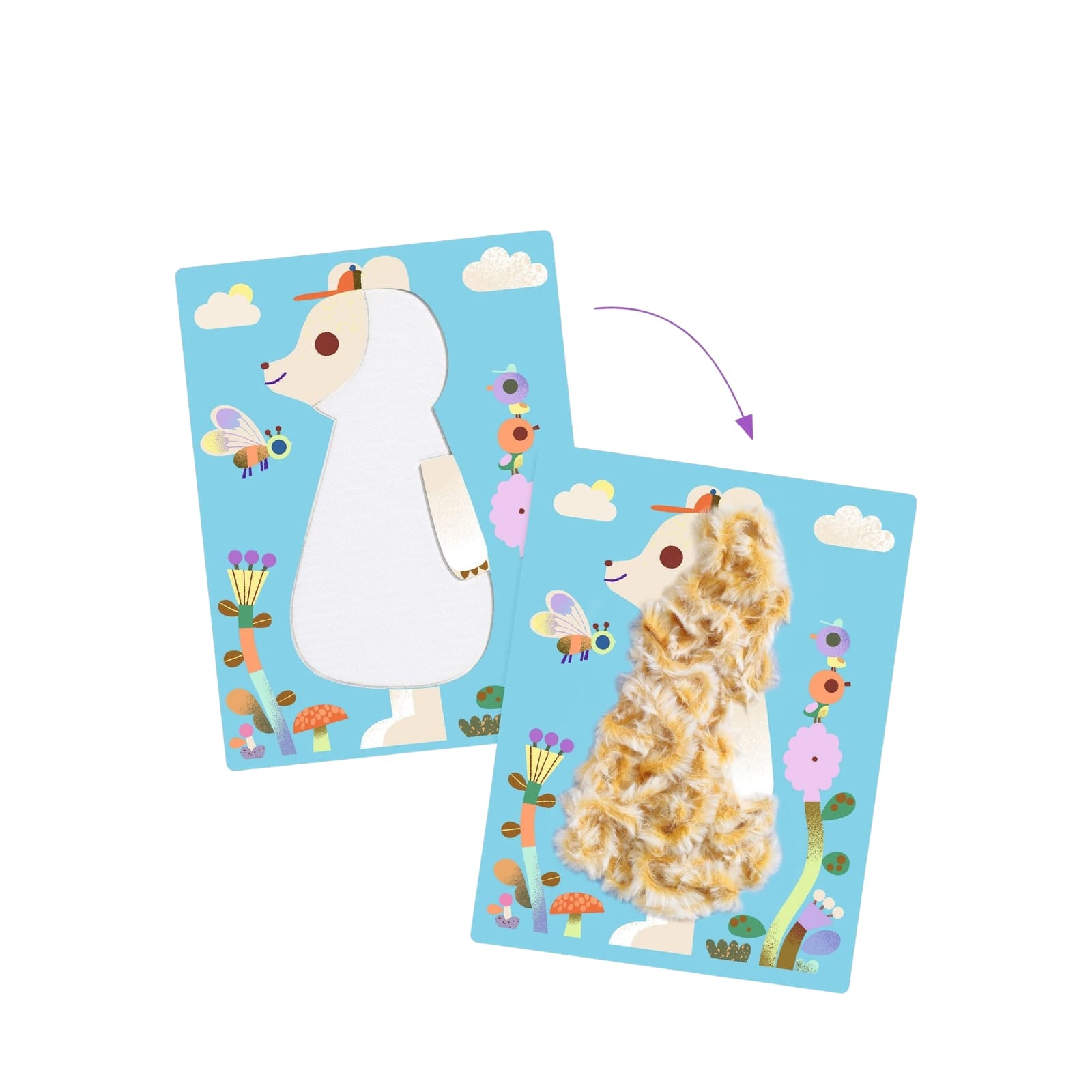 Wool and Velcro Craft Set - Fluffy Friends