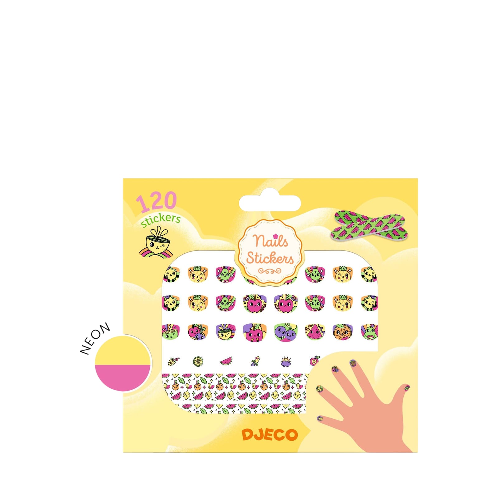 120 Nail Stickers - Boost Fruits