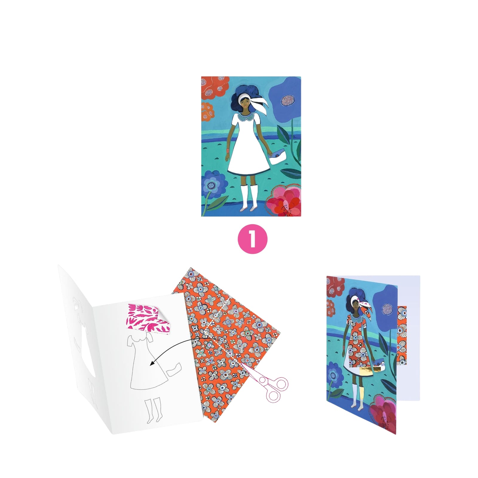 Paper Collage Craft Set - Fashion Models