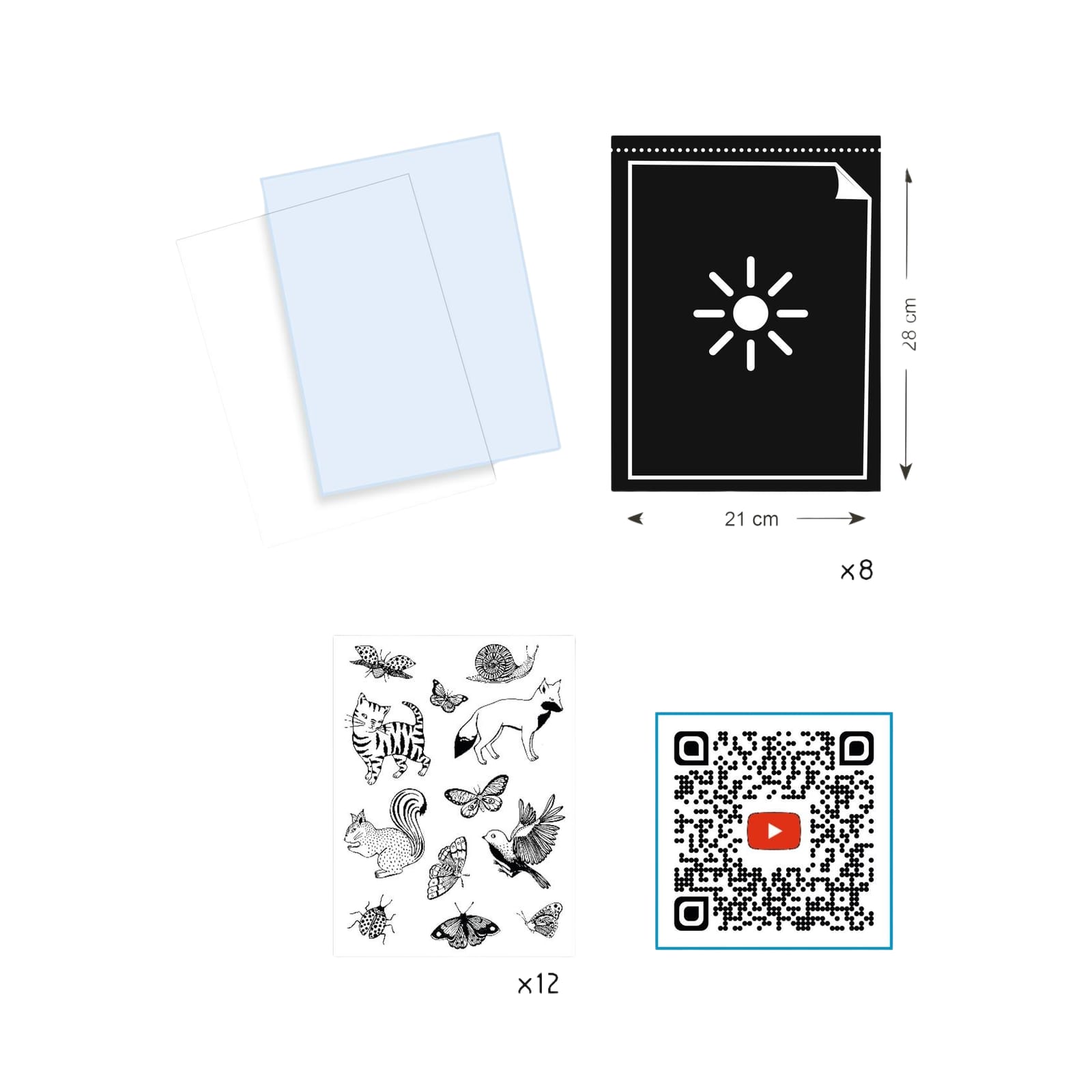Light Sensitive Paper Craft Set - Starter Kit