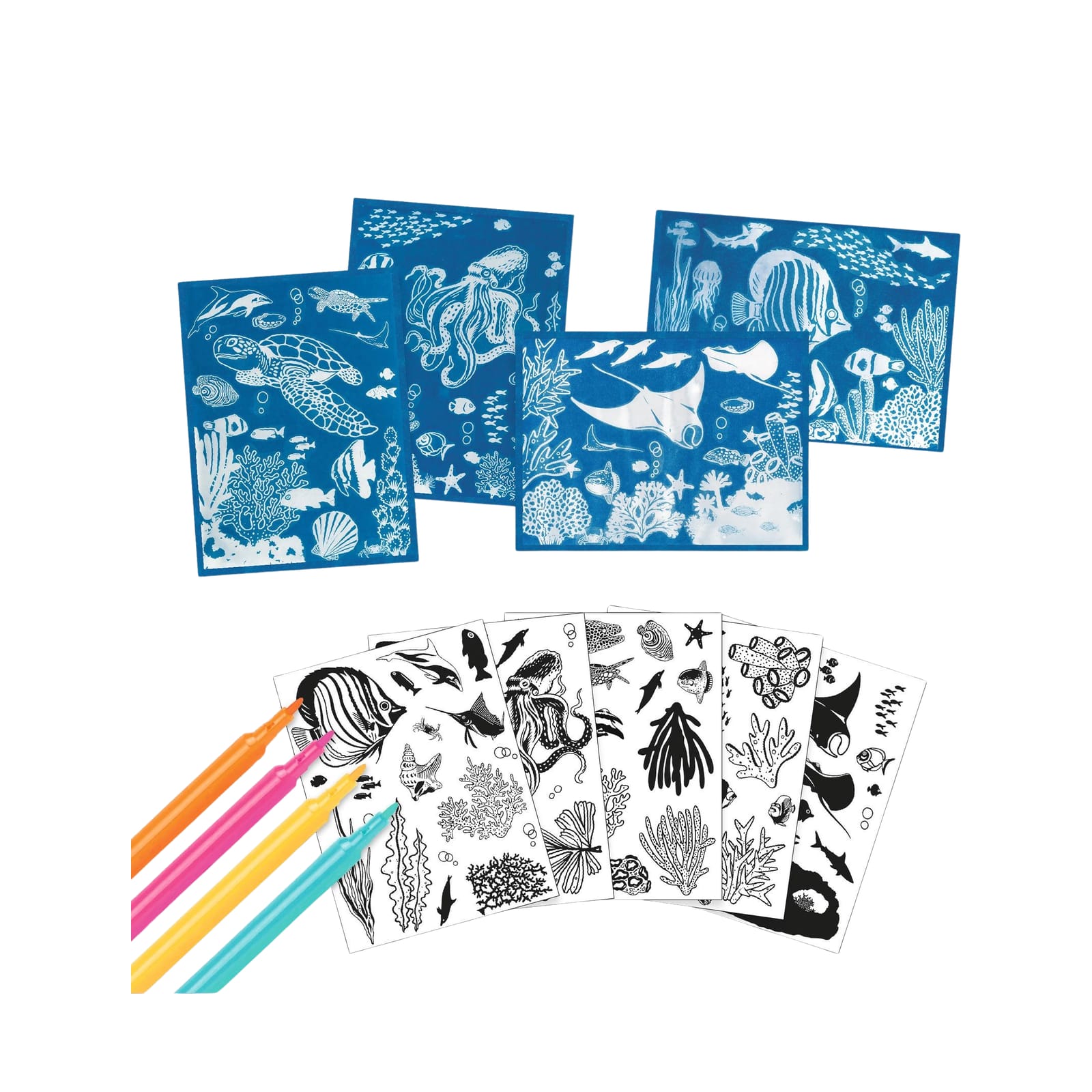 Light Sensitive Paper Craft Set - Marine Animals