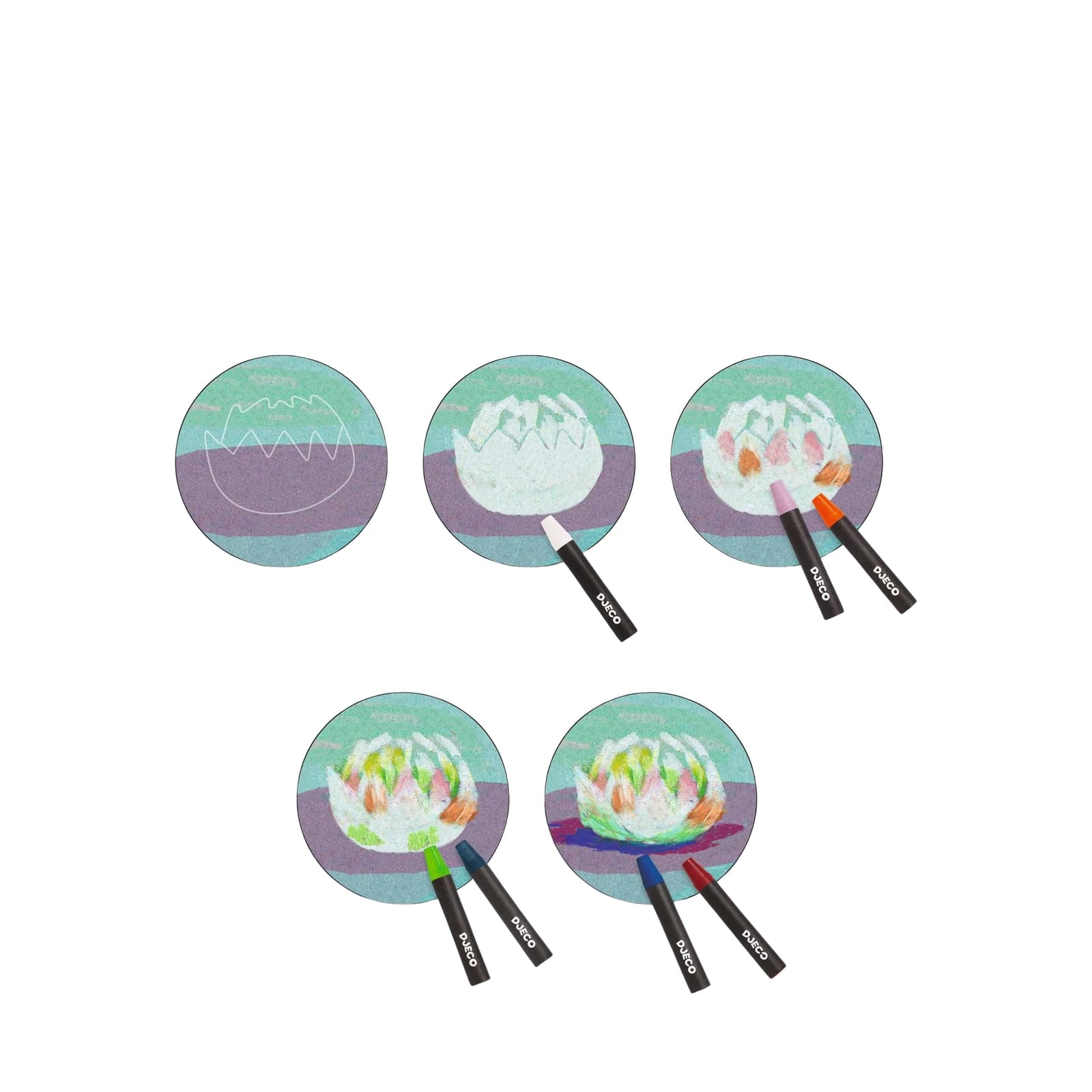 Water Pastels Craft Set - The Water Lily Pond