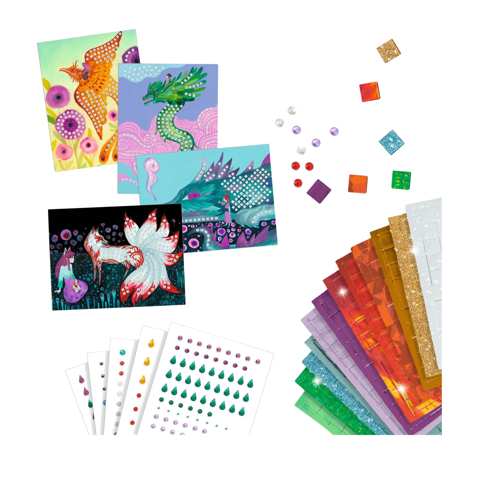Mosaic Craft Set - Mythical Creatures