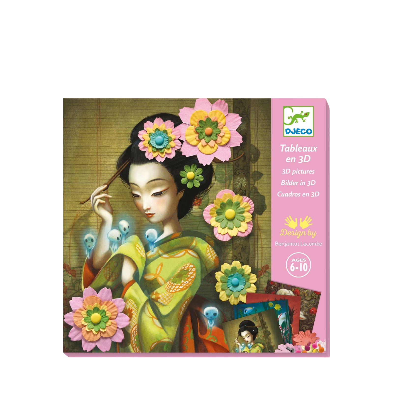 Floral Pin Craft Set - Mysterious Heroines