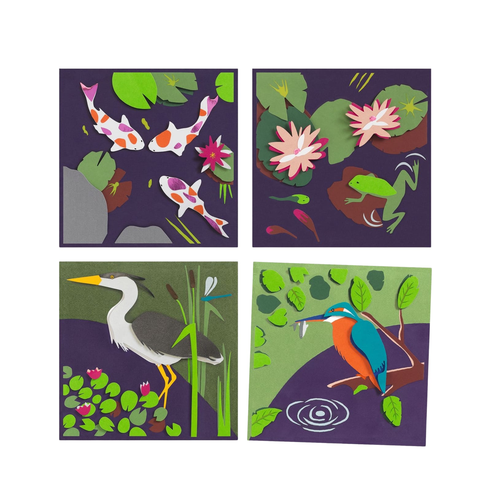 3D Paper Craft Set - By The Water