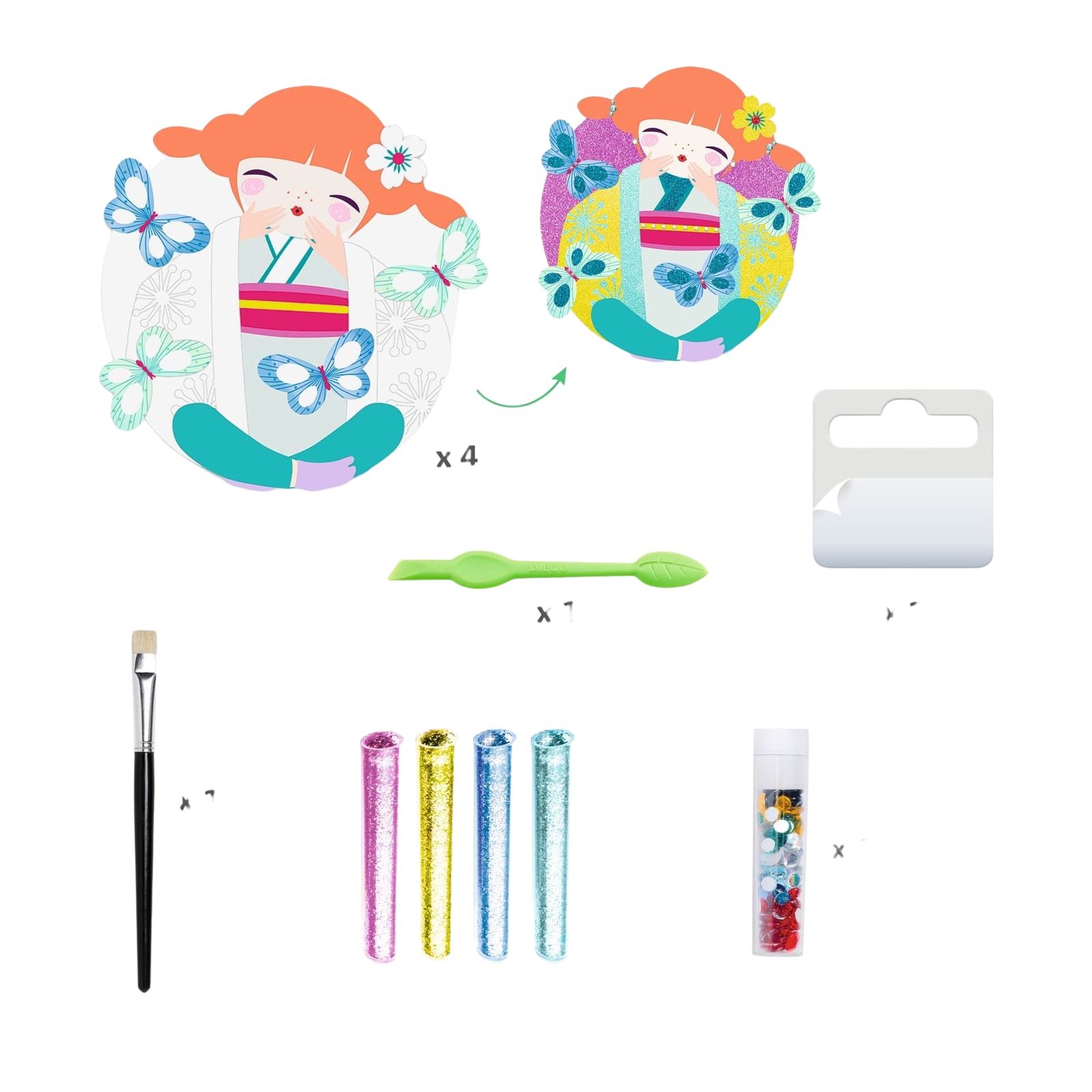 Glitter Craft Set - Onnanoko