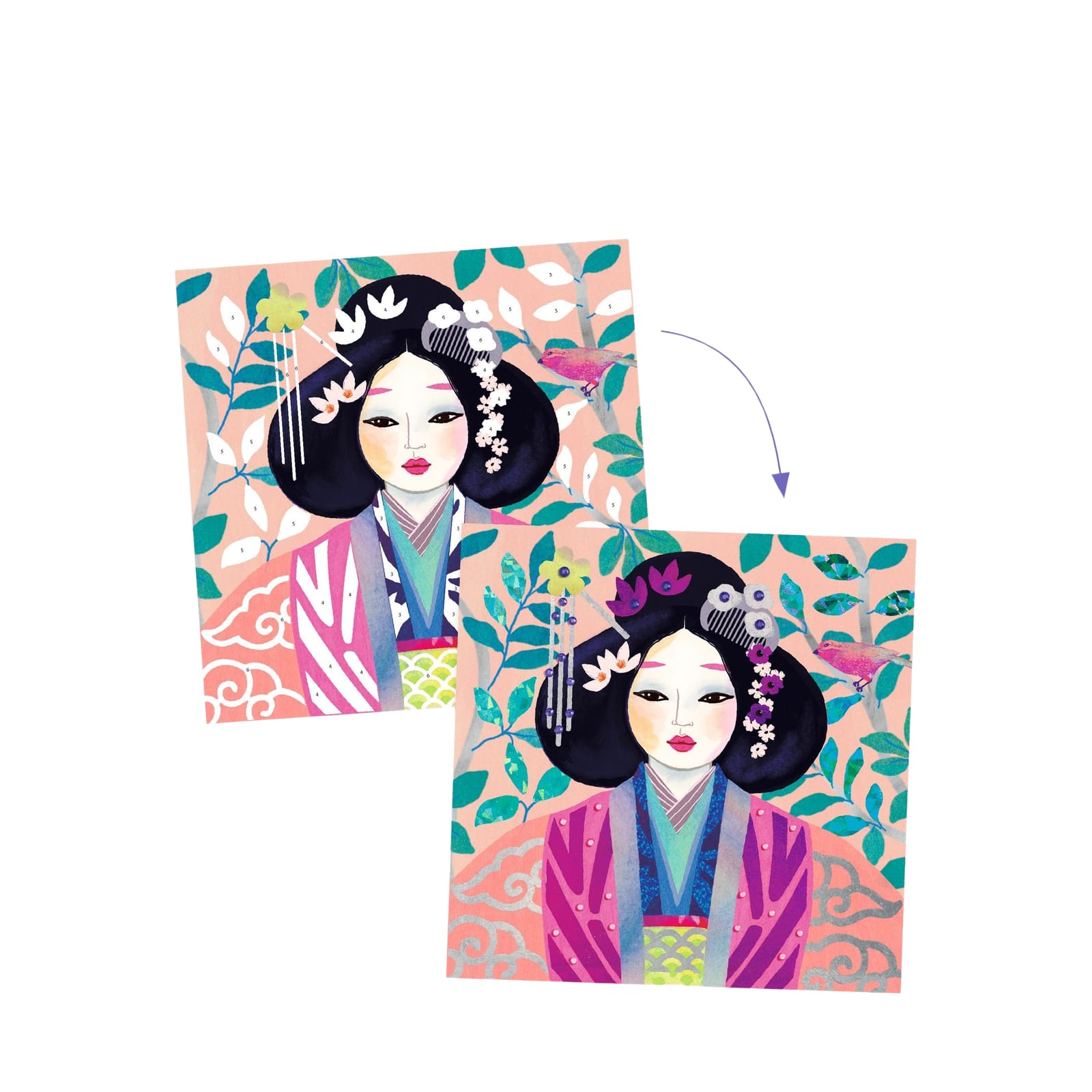 Foil Paper Craft Set - Precious Jewels
