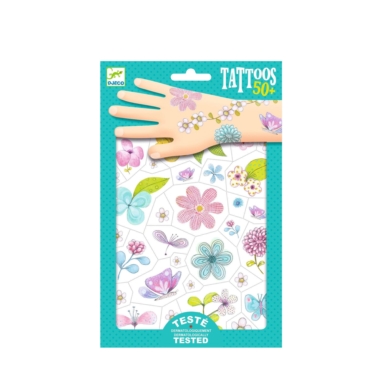 50 Temporary Tattoos - Field Flowers