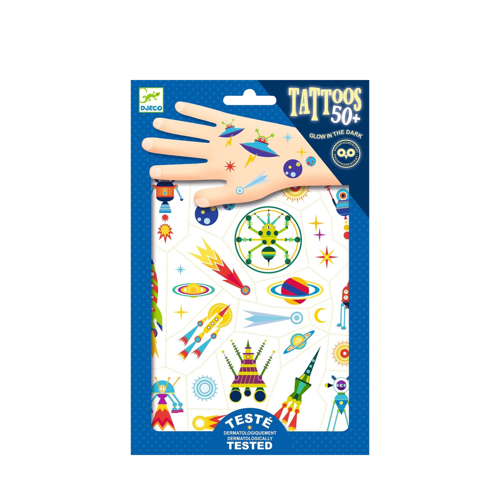 50 Temporary Tattoos - Space Oddity