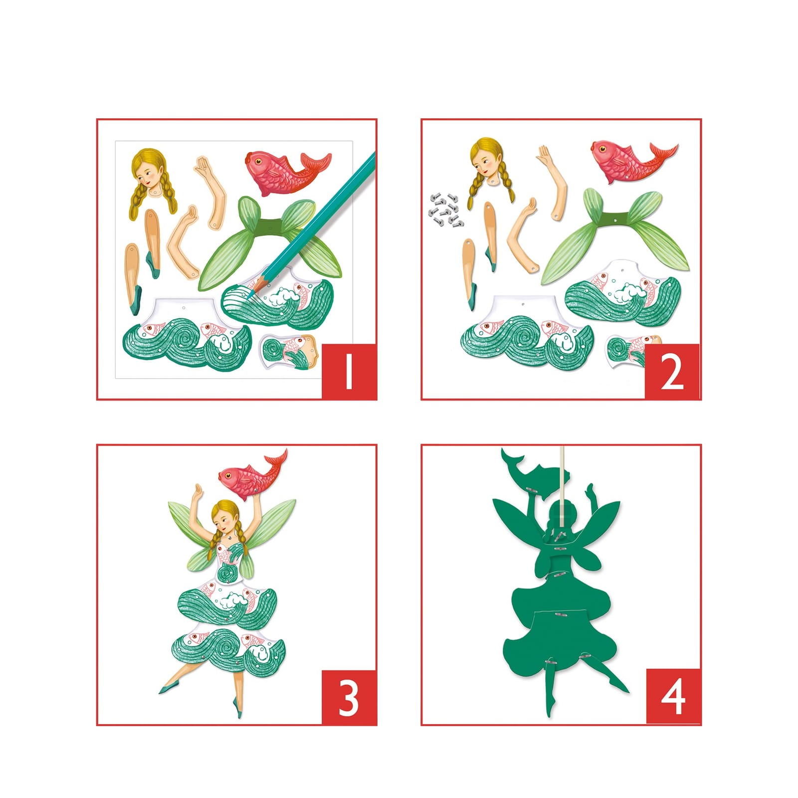 Create Puppets Craft Set - Fairies