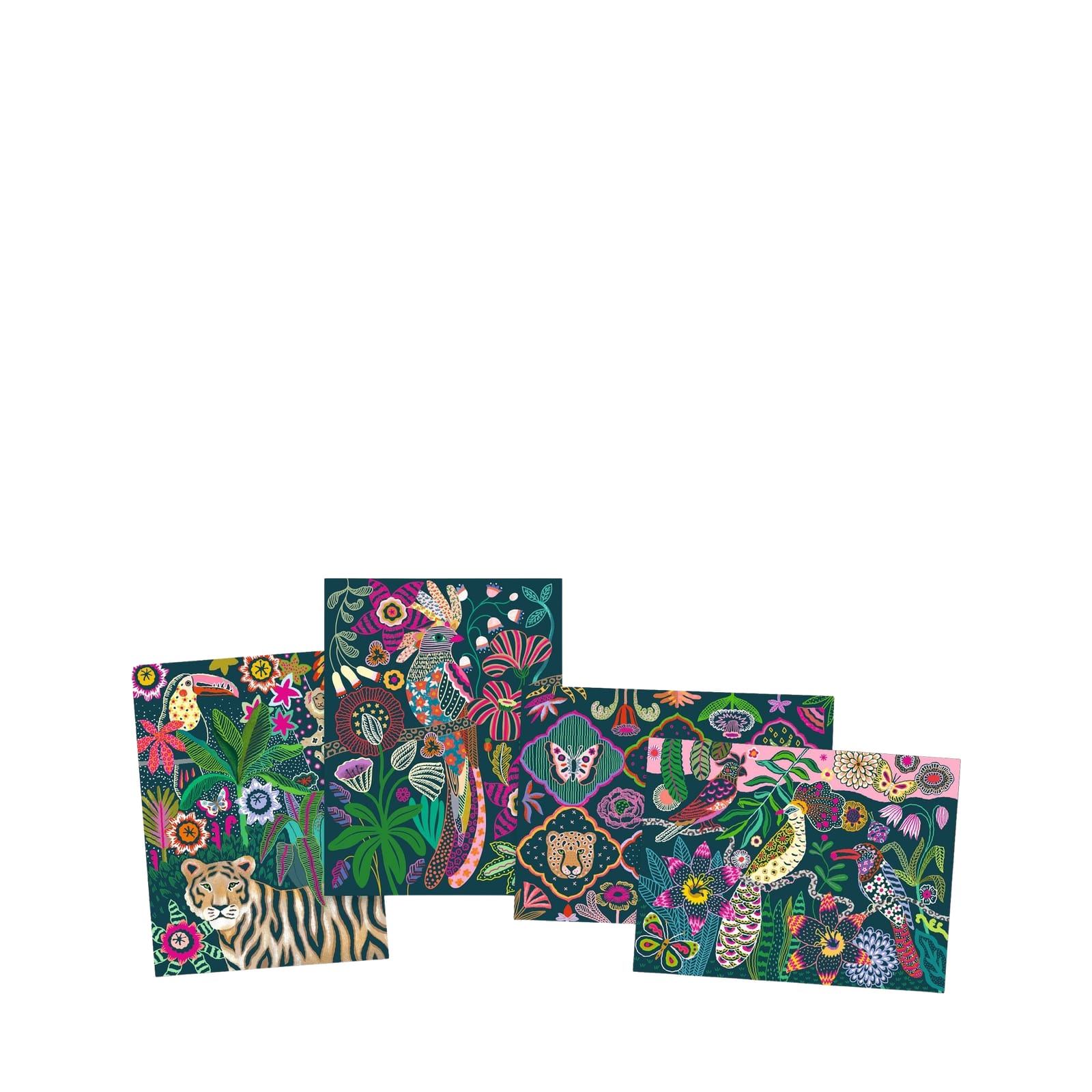 Colour Scratch Boards - Jungle