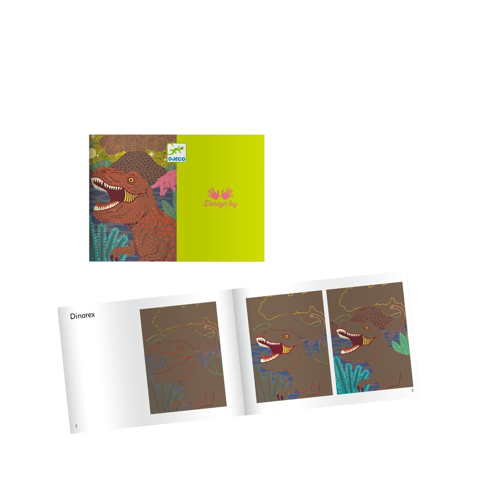 Colour Scratch Boards - Dinosaurs