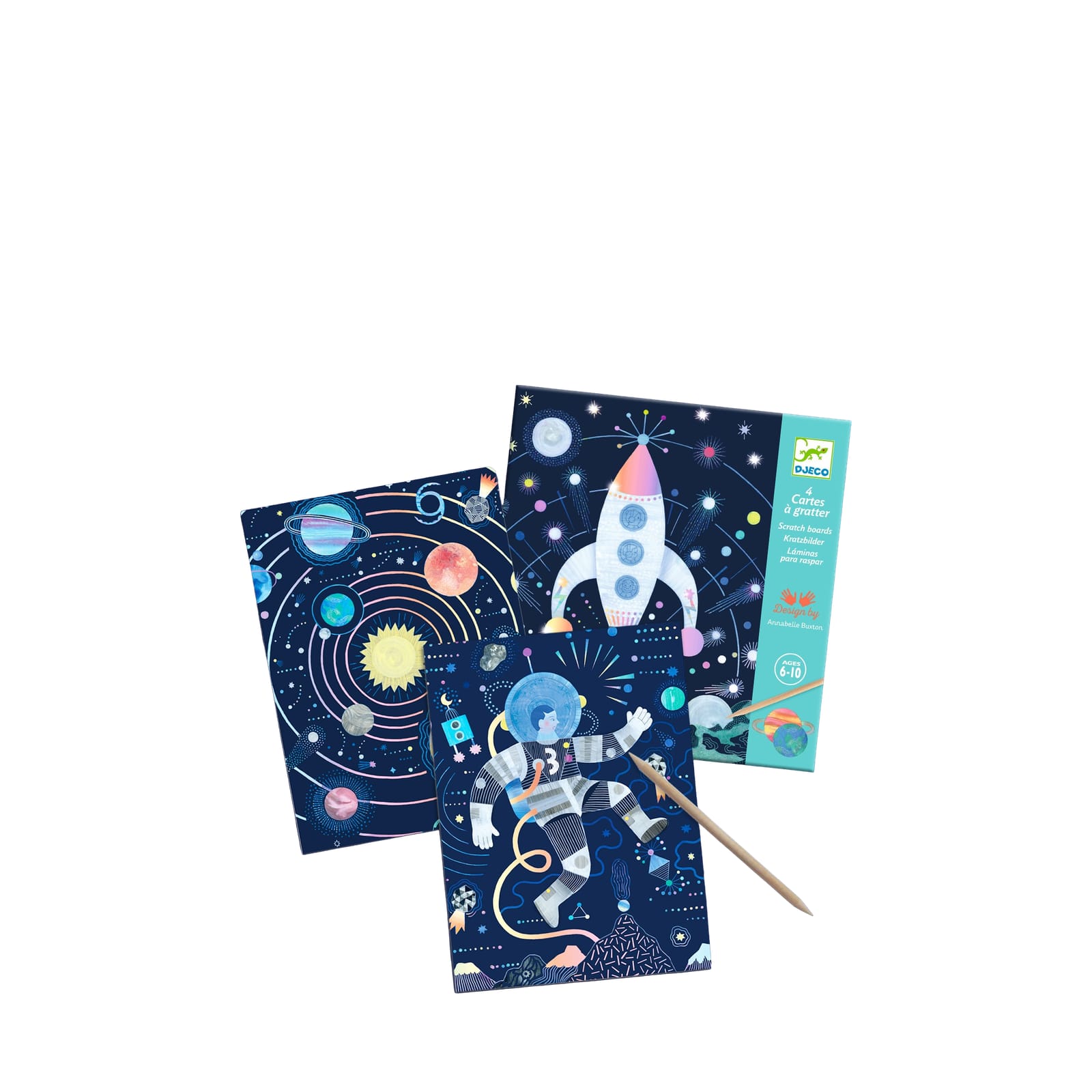 Colour Scratch Boards - Cosmic Mission