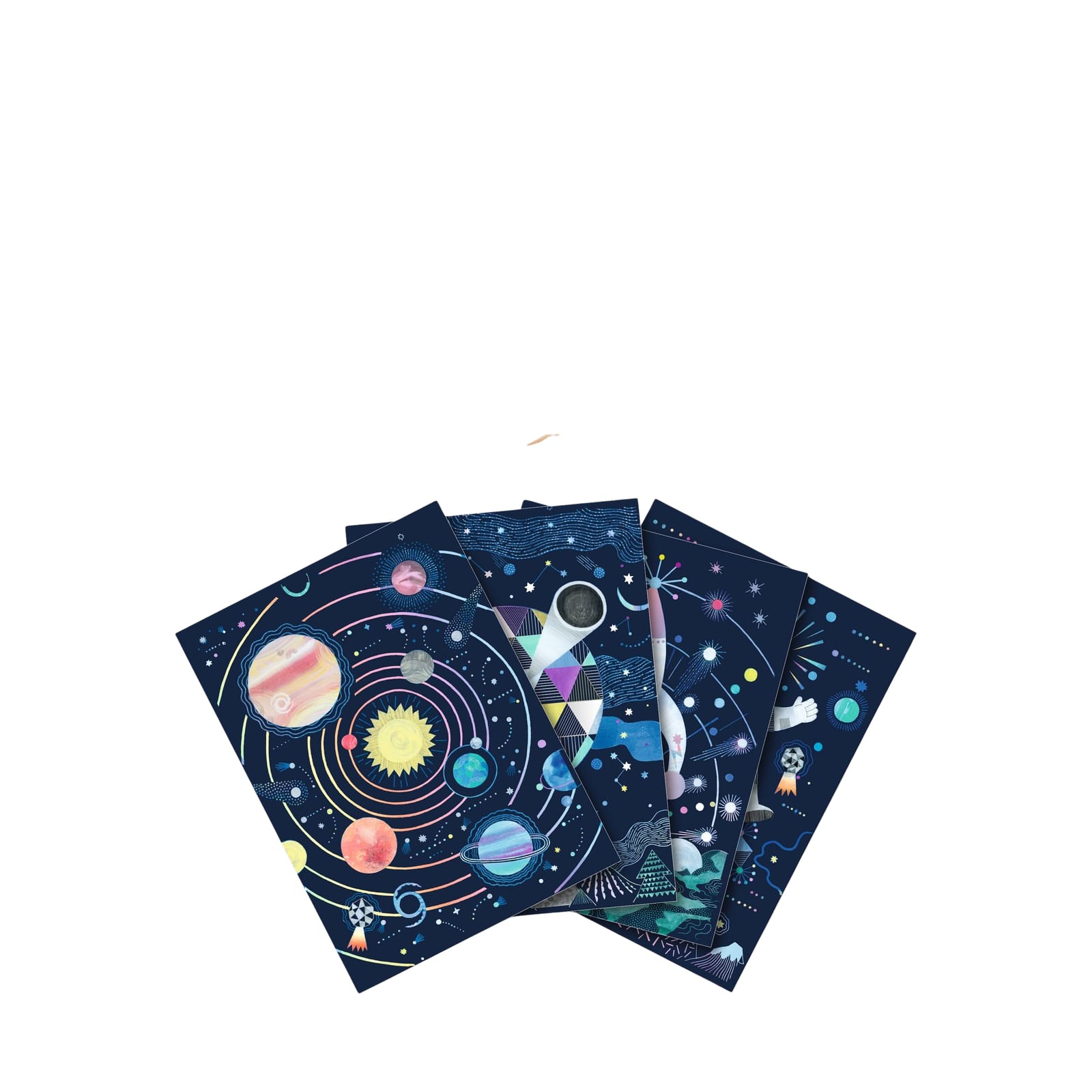 Colour Scratch Boards - Cosmic Mission