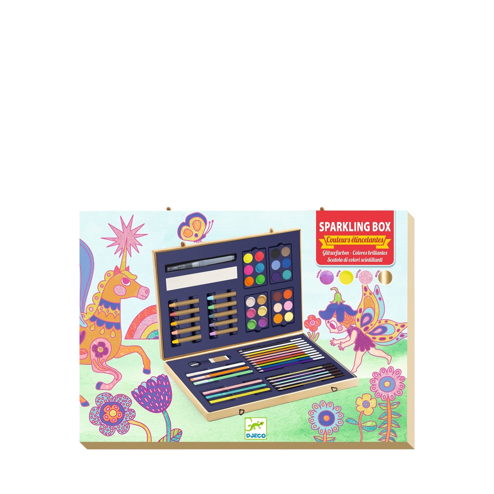 Box Of Sparkling Colours - 59 Pieces