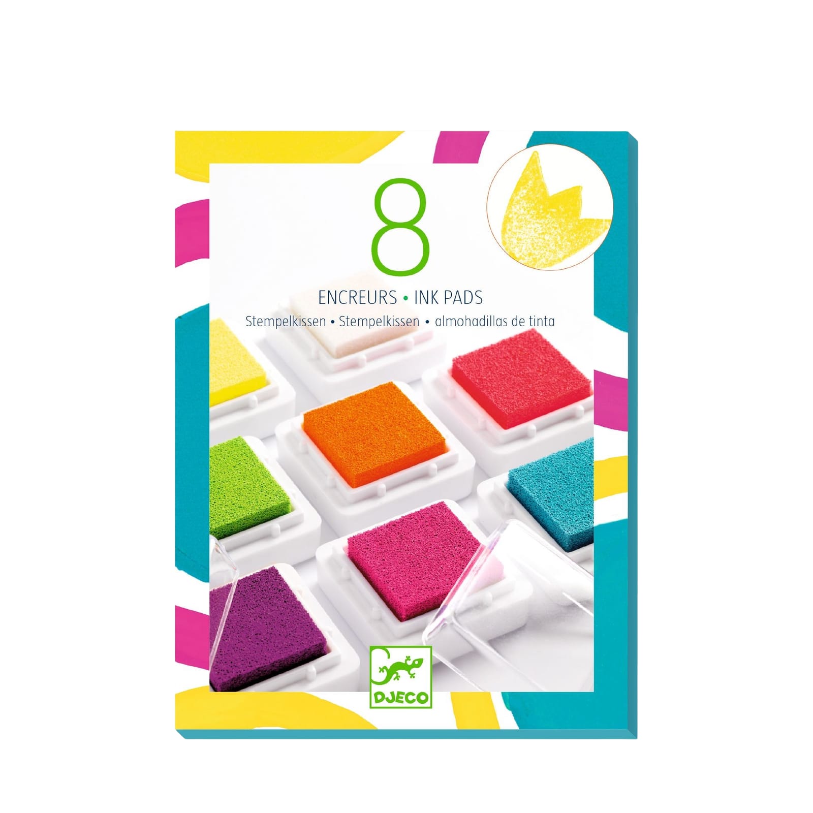 8 Ink Pads and 1 Cleaner - Pop