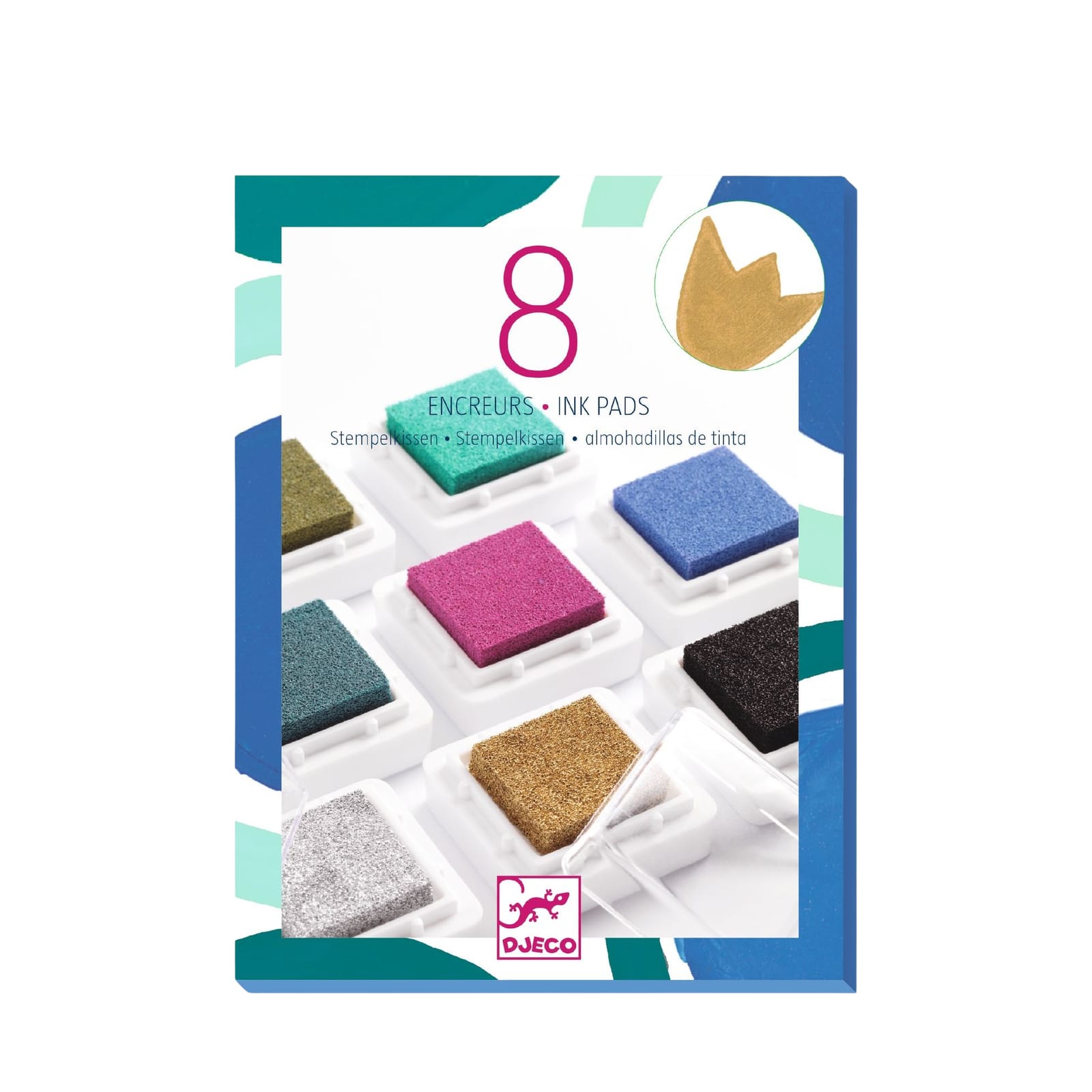 8 Ink Pads and 1 Cleaner - Chic