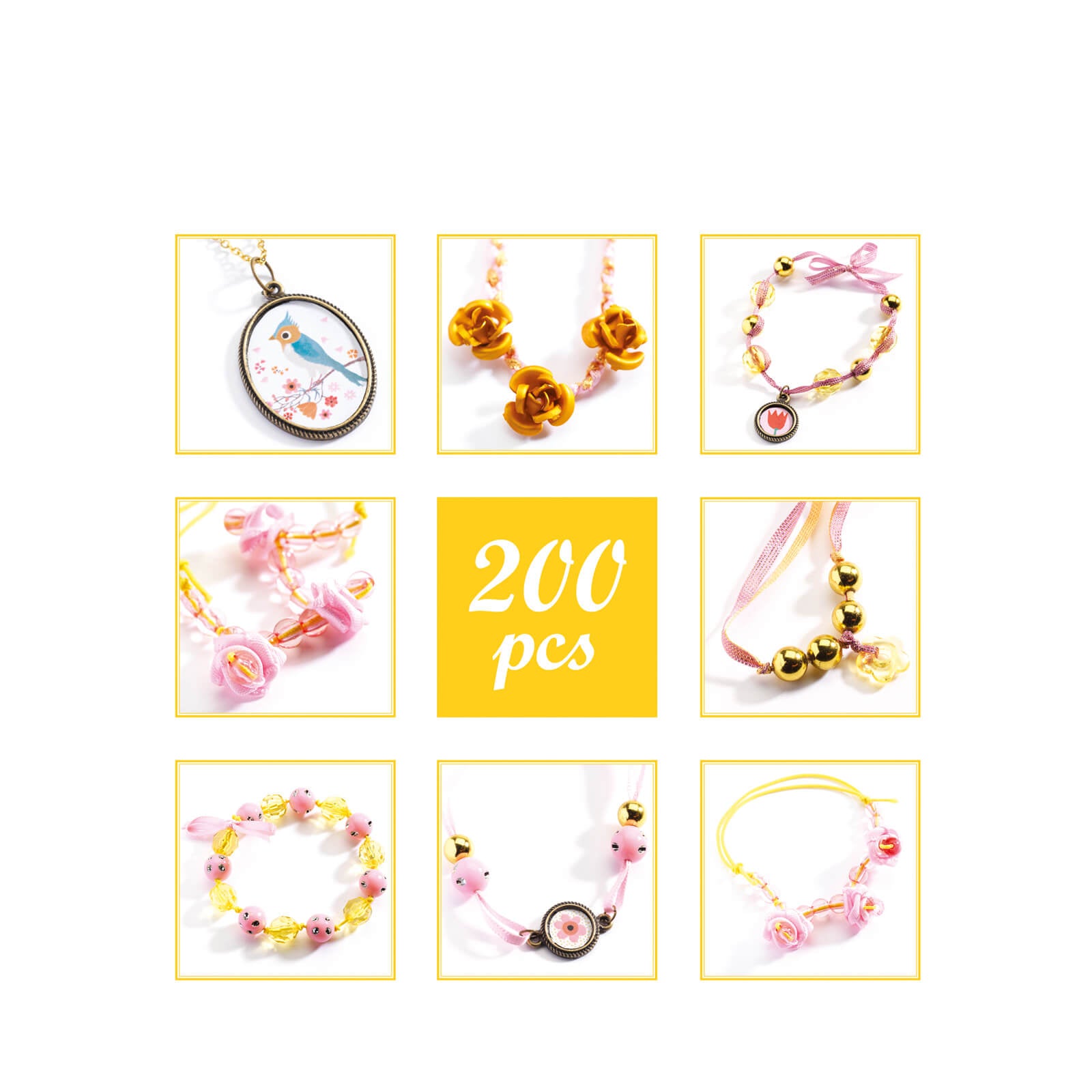 Jewellery Craft Set - Beads and Flowers