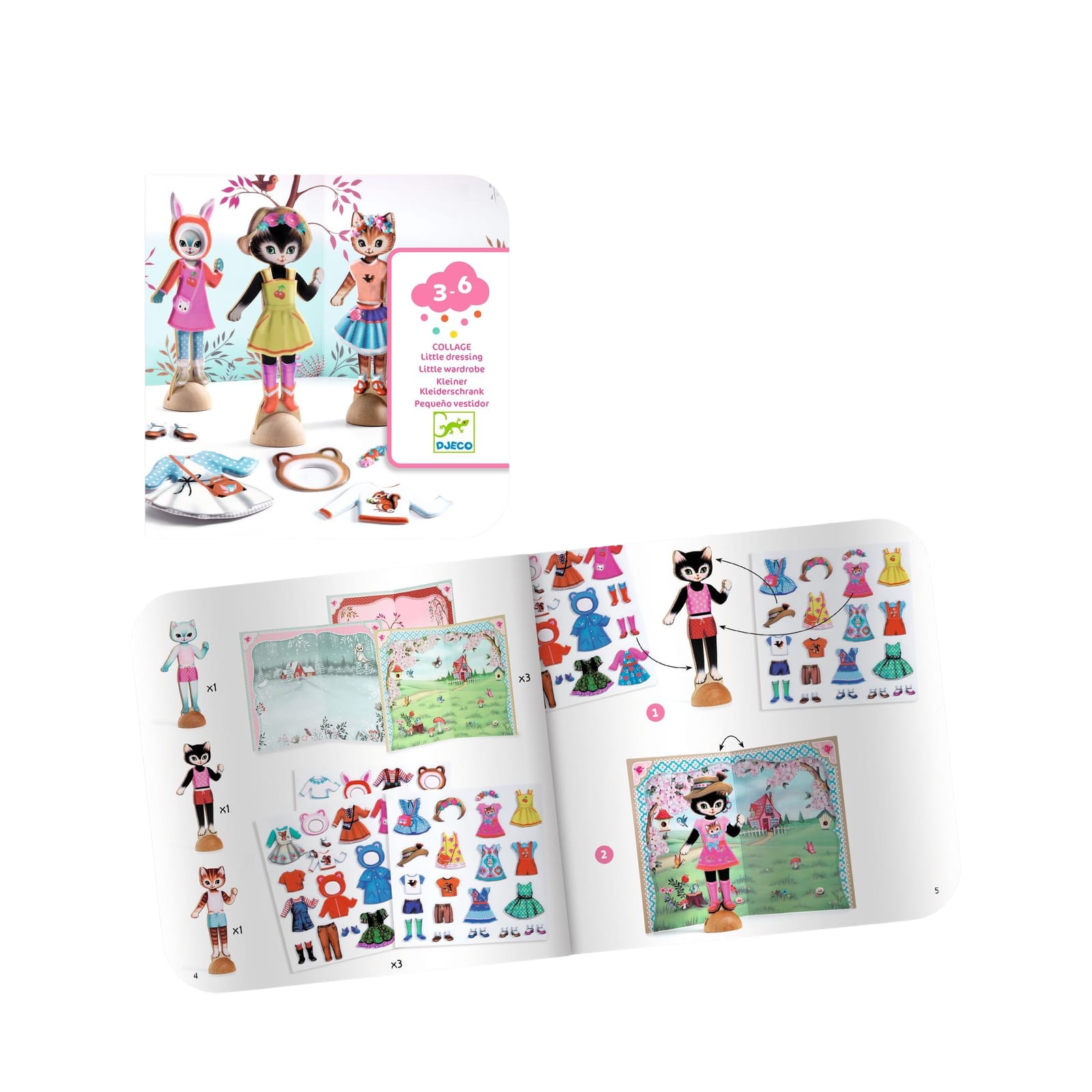 Collage Craft Set - Little Wardrobe