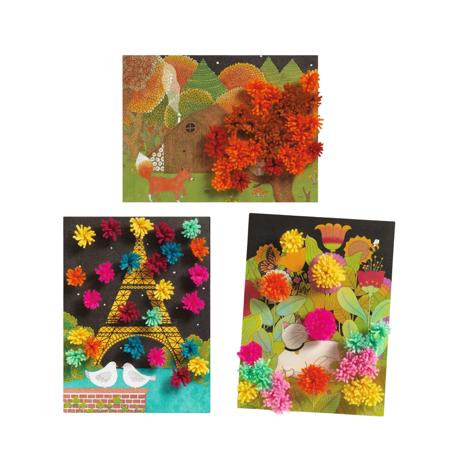 Collage Craft Set - Pompon Explosion