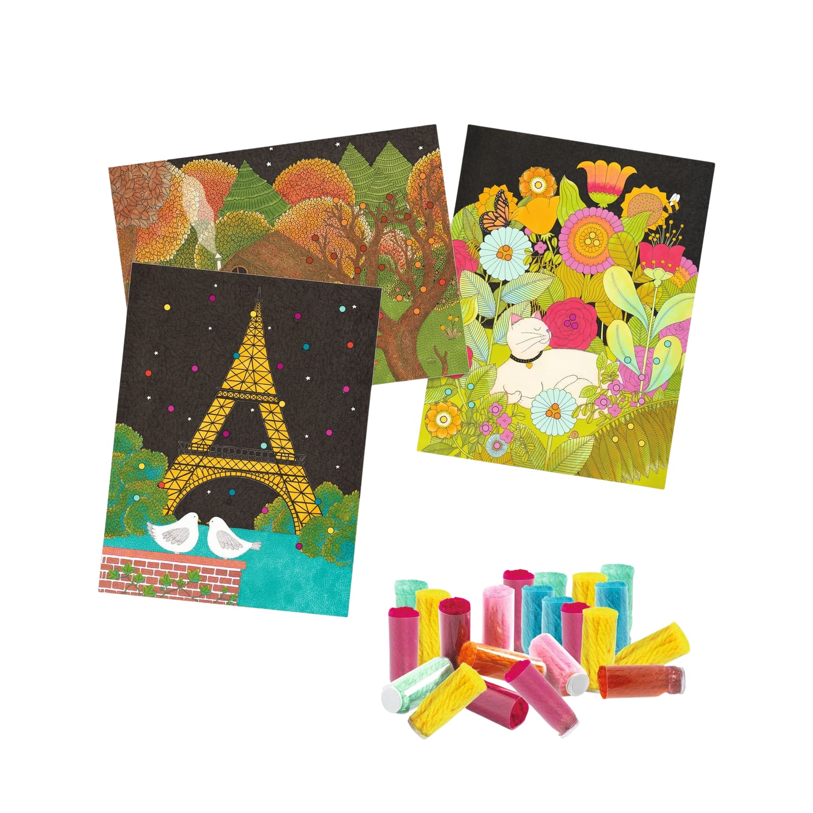 Collage Craft Set - Pompon Explosion
