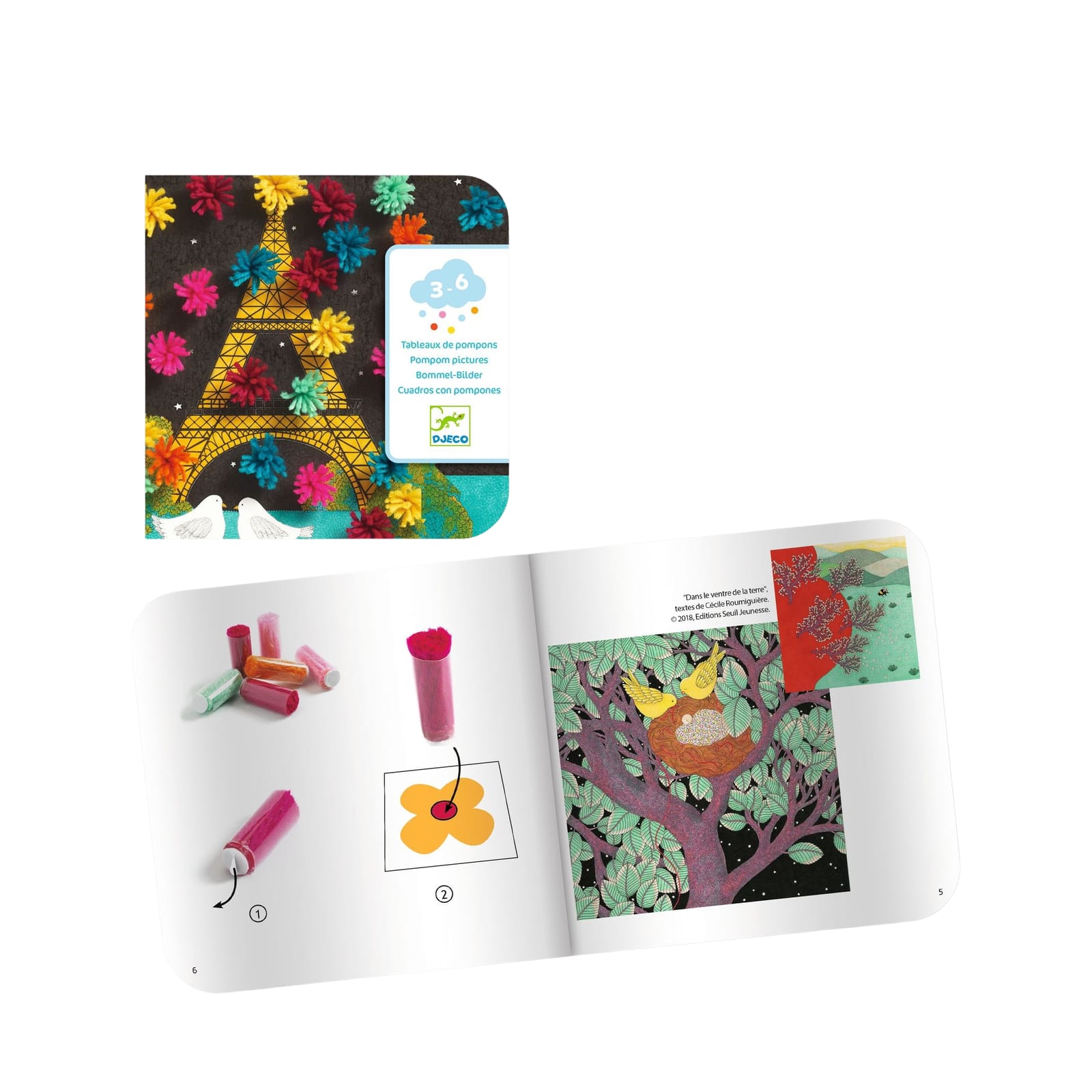 Collage Craft Set - Pompon Explosion