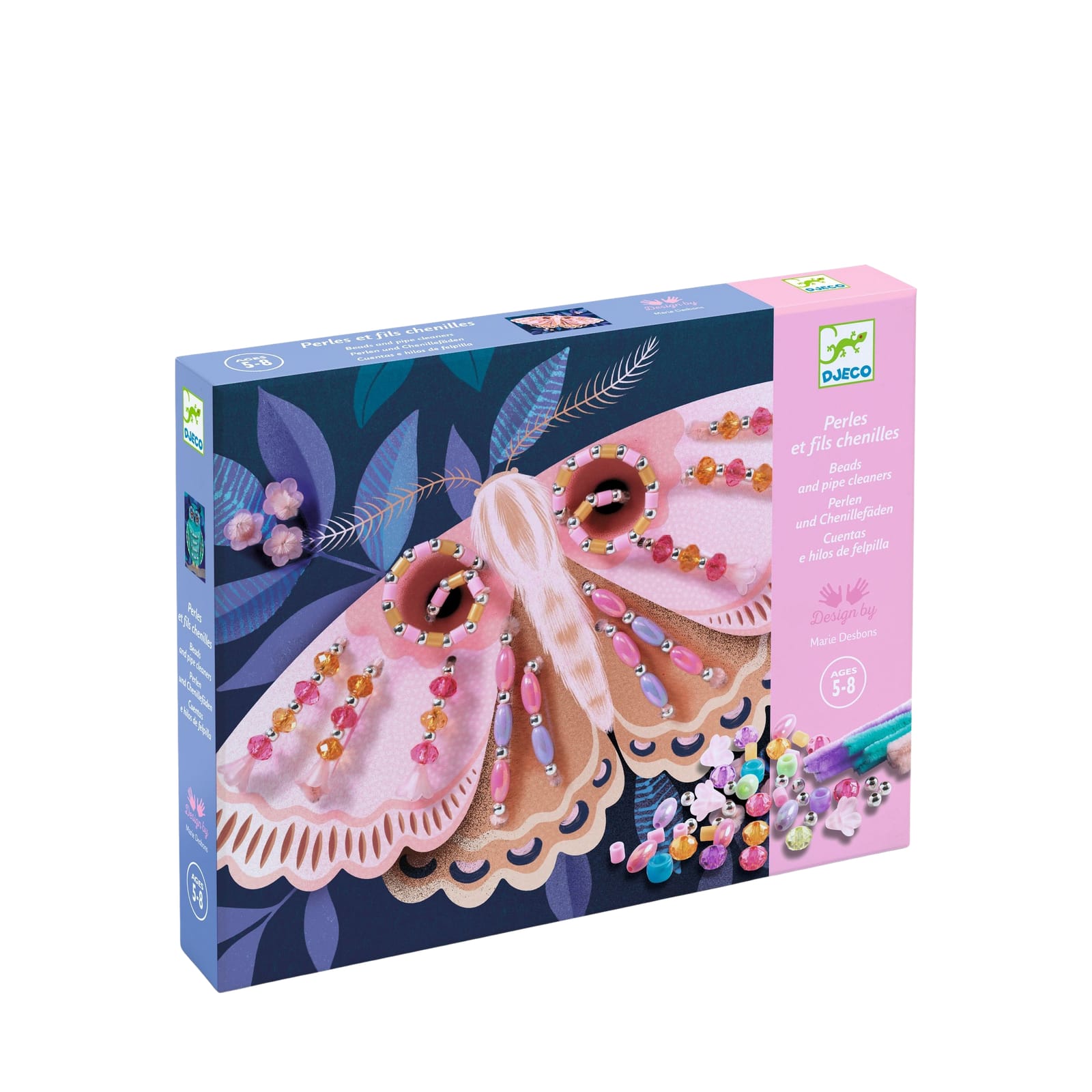 Pipe Cleaners and Beads Craft Set - Owl and Moth
