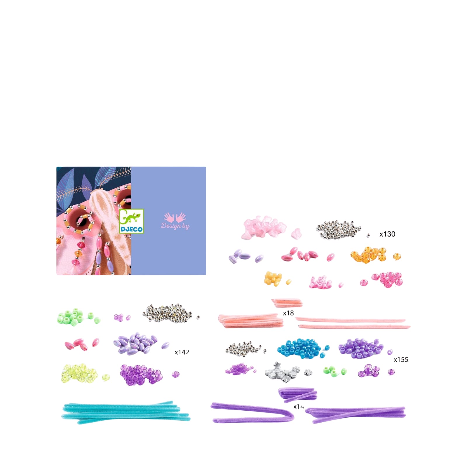 Pipe Cleaners and Beads Craft Set - Owl and Moth