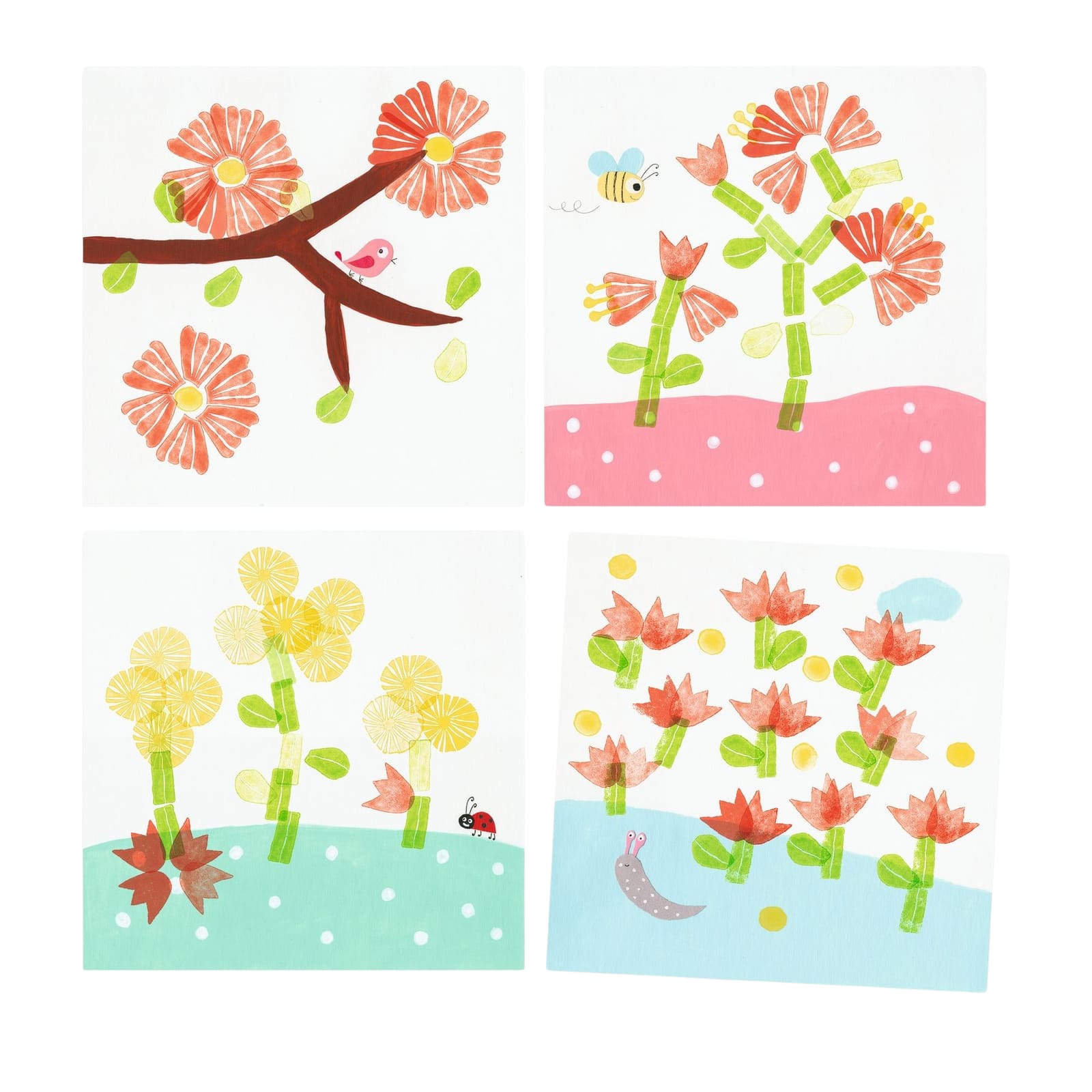 Stamping Craft Set - With Flowers