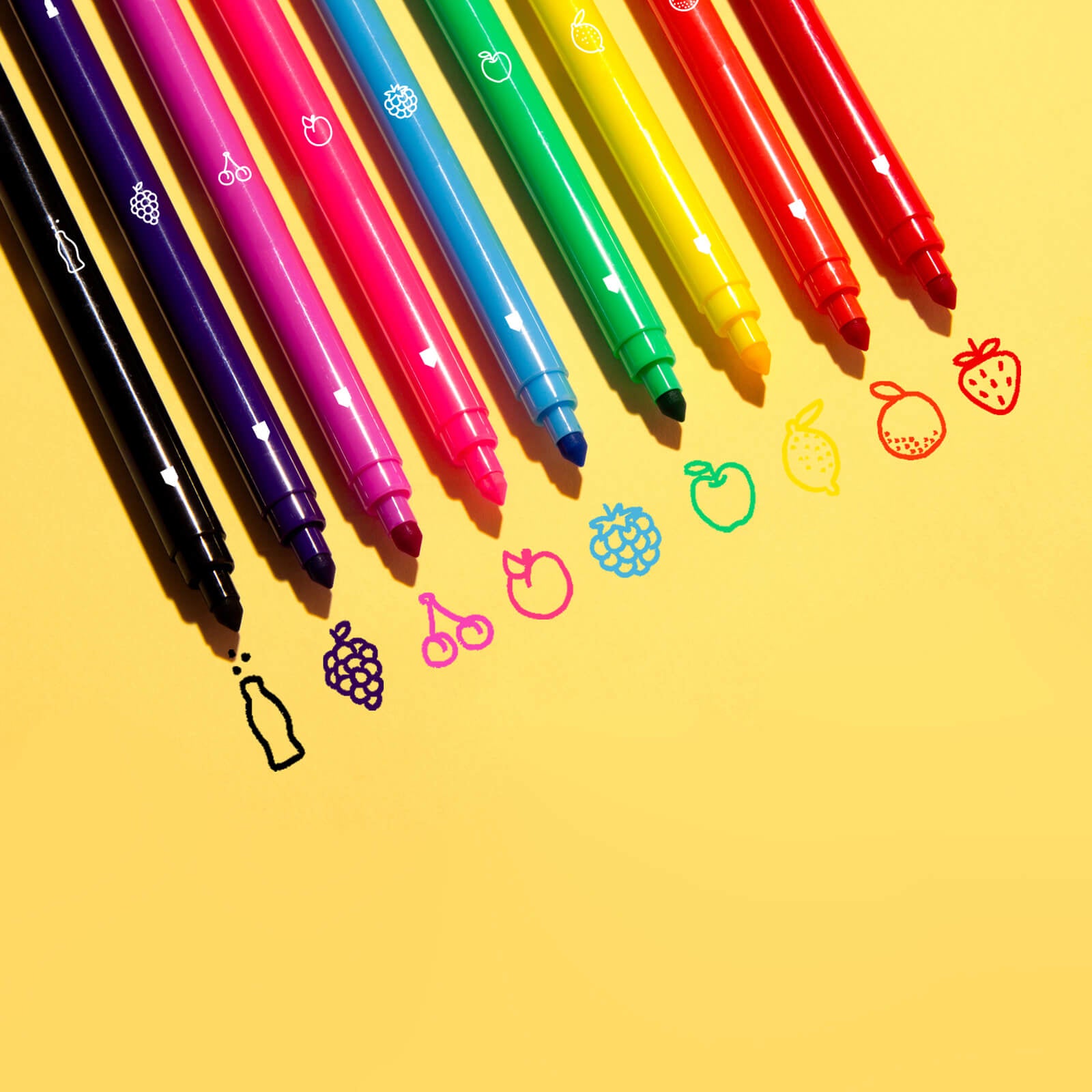 9 Scented Markers
