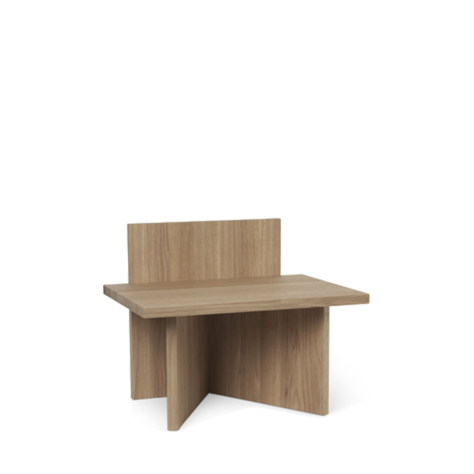 Oblique Stool - Oak
