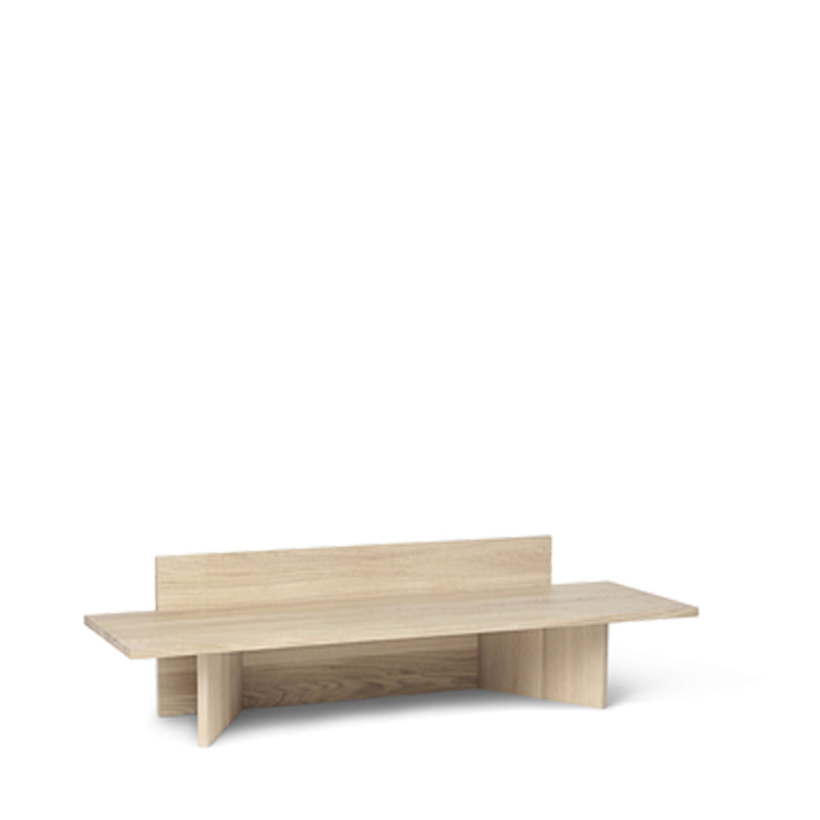Oblique Bench - Natural Oak