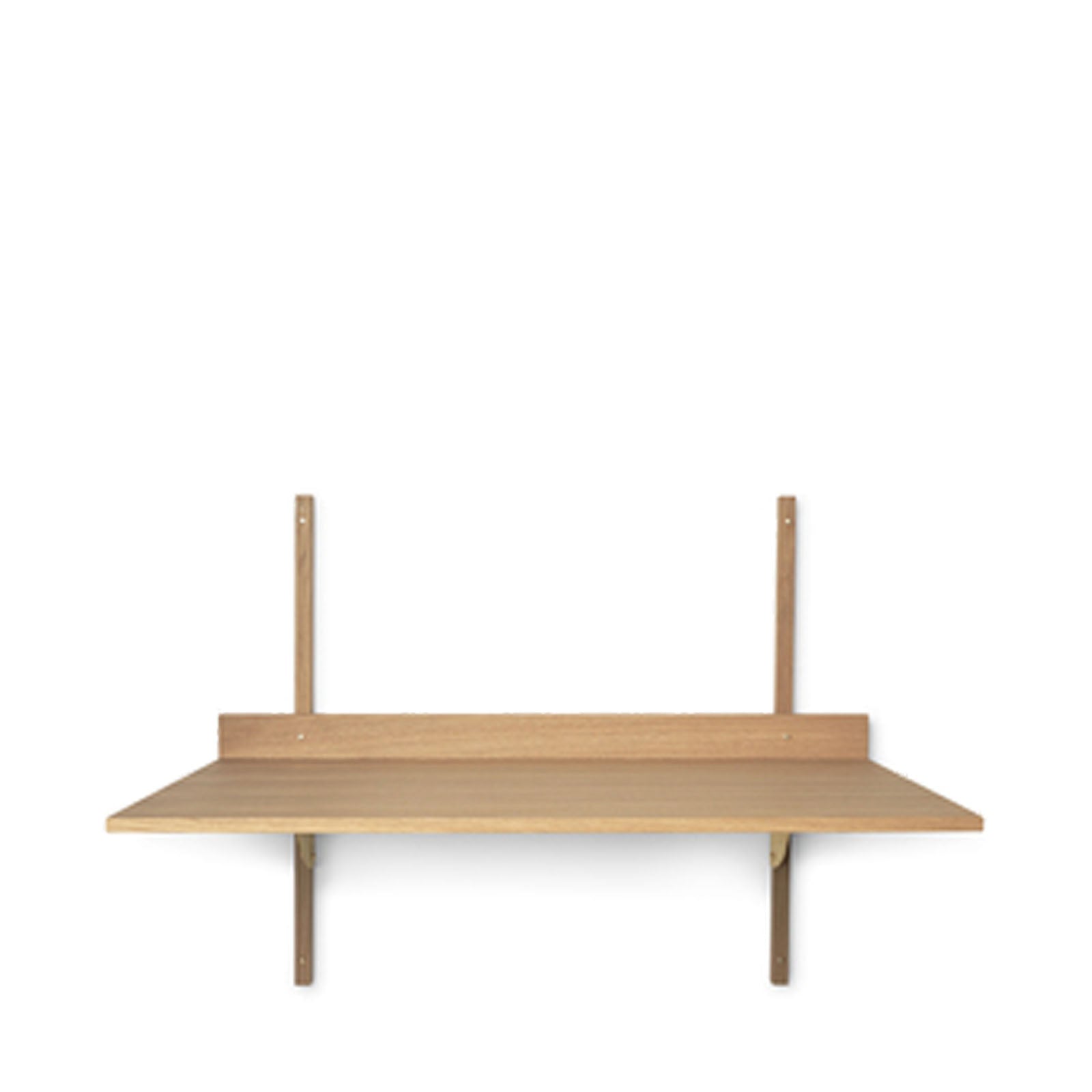 Sector Desk - Oak/Brass