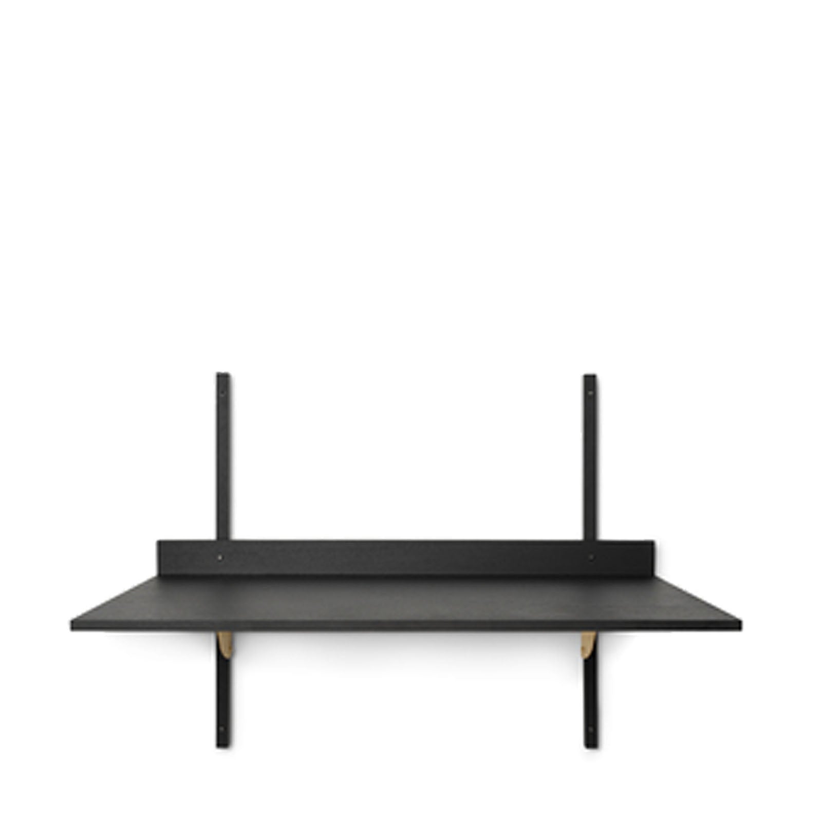 Sector Desk - Black Ash/Brass