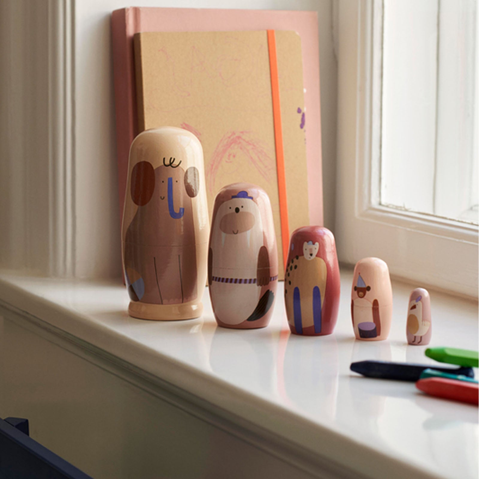 Critter Nesting Dolls - Multi