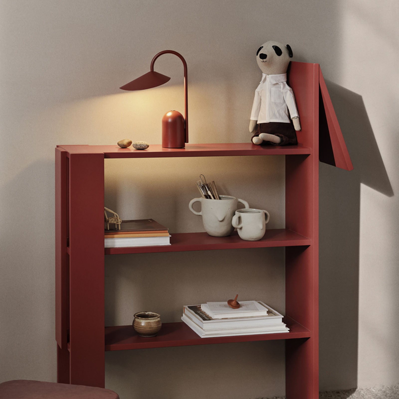 Arum Portable Lamp - Oxide Red