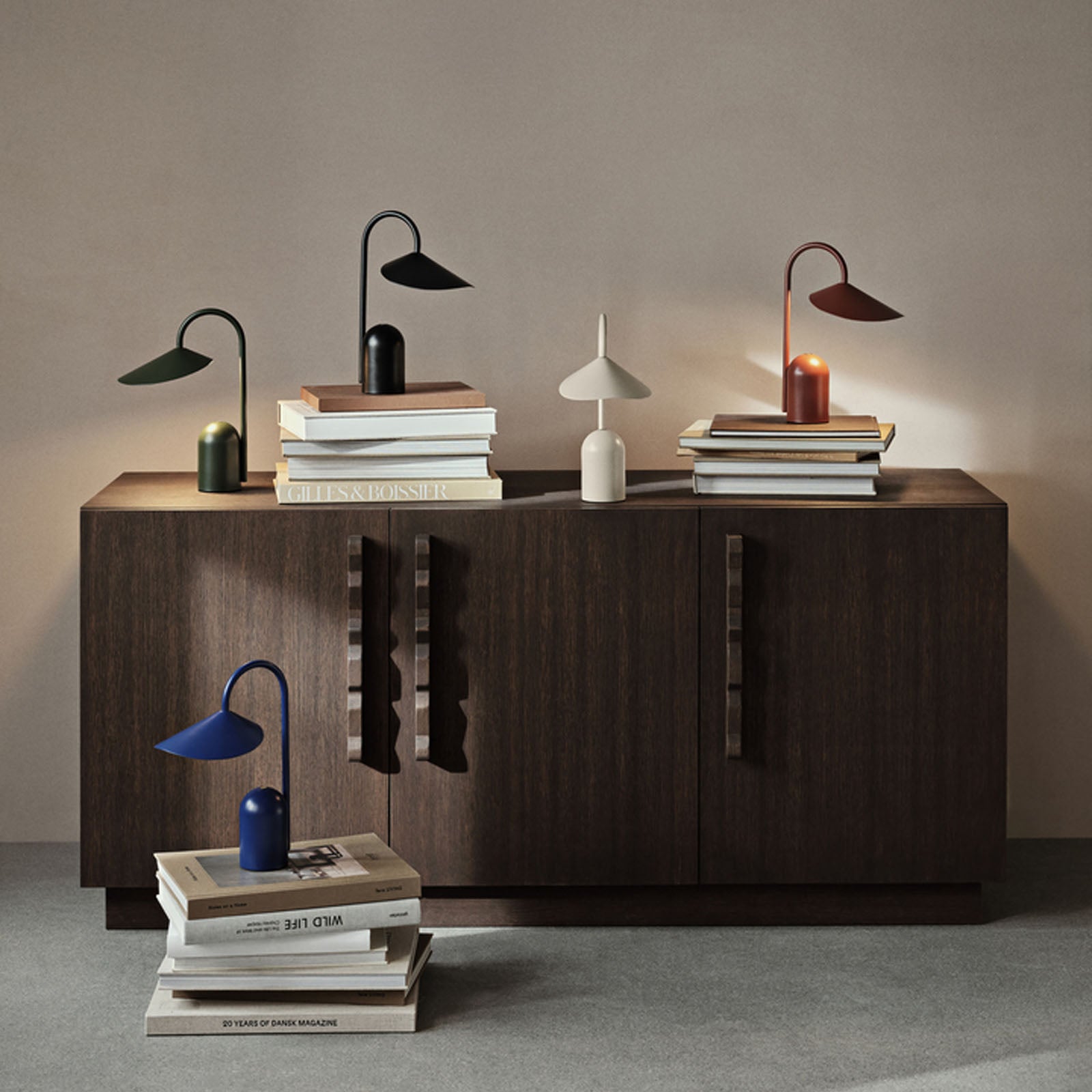 Arum Portable Lamp - Bright Blue