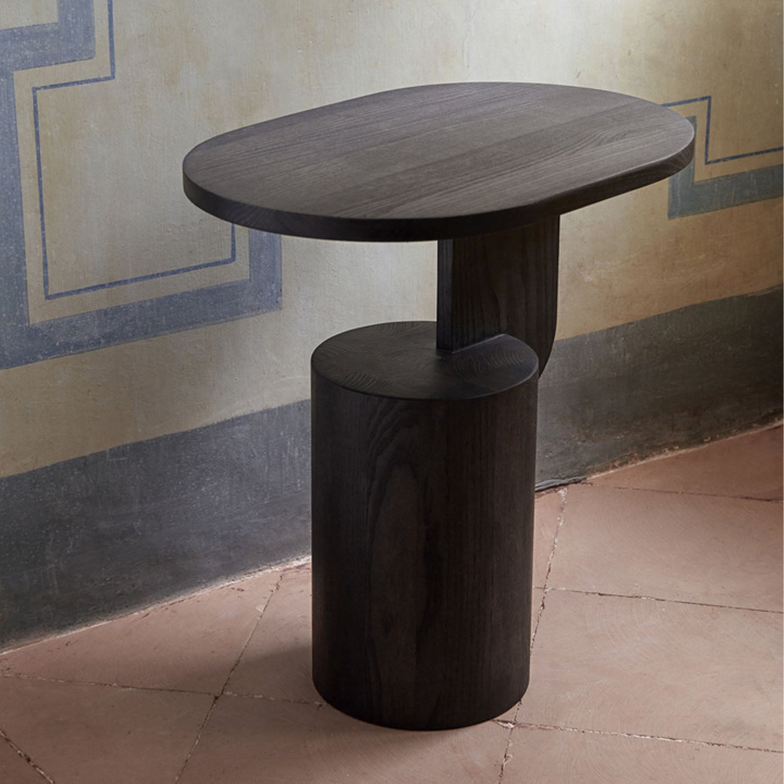 Insert Side Table - Black Stained