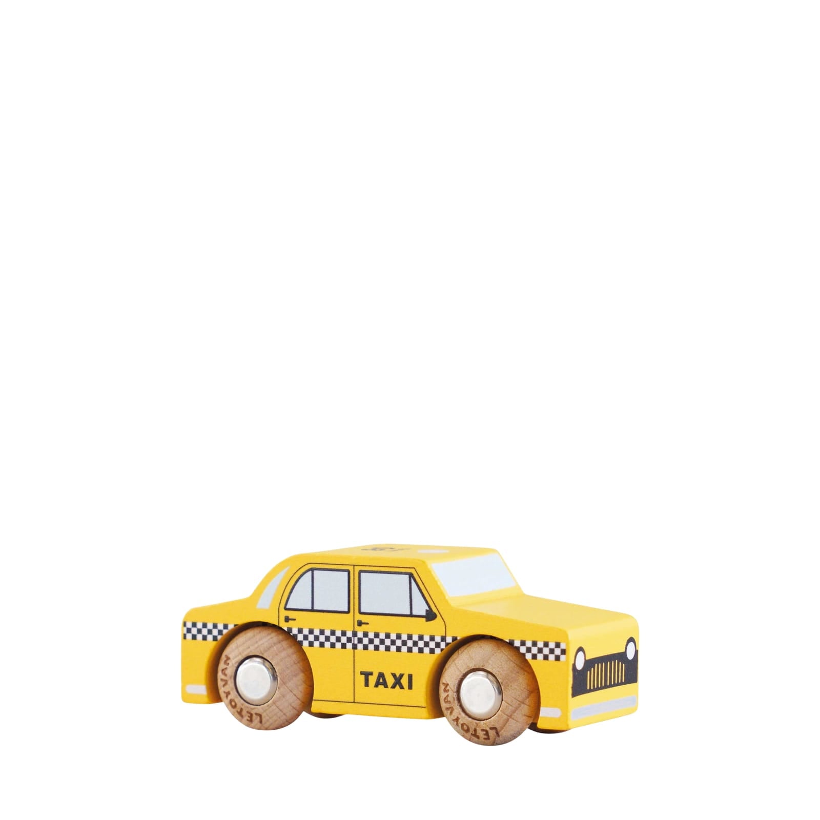 Wooden Yellow Taxi - GT245 Trixie