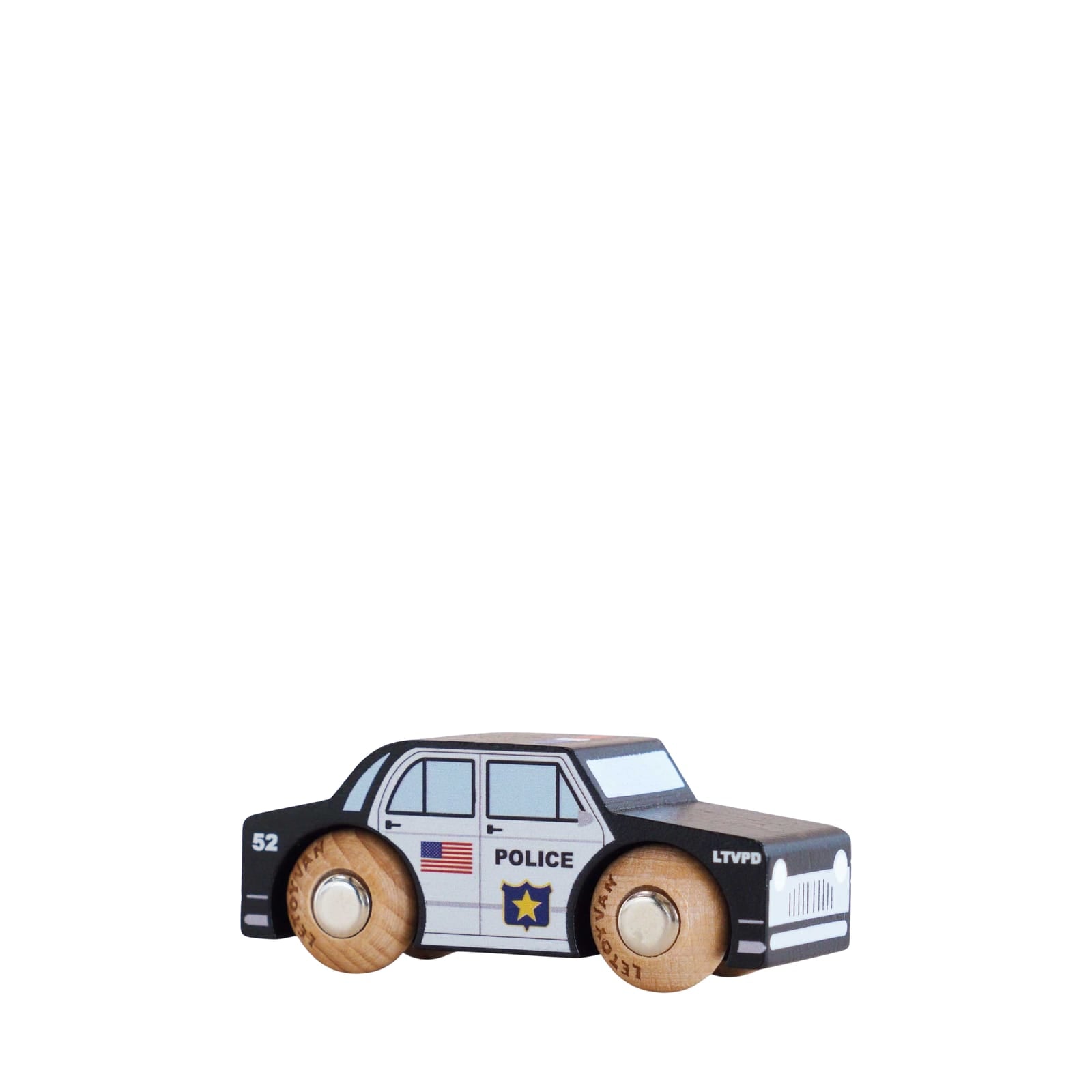 Wooden Police Car USA - GT255 Sam