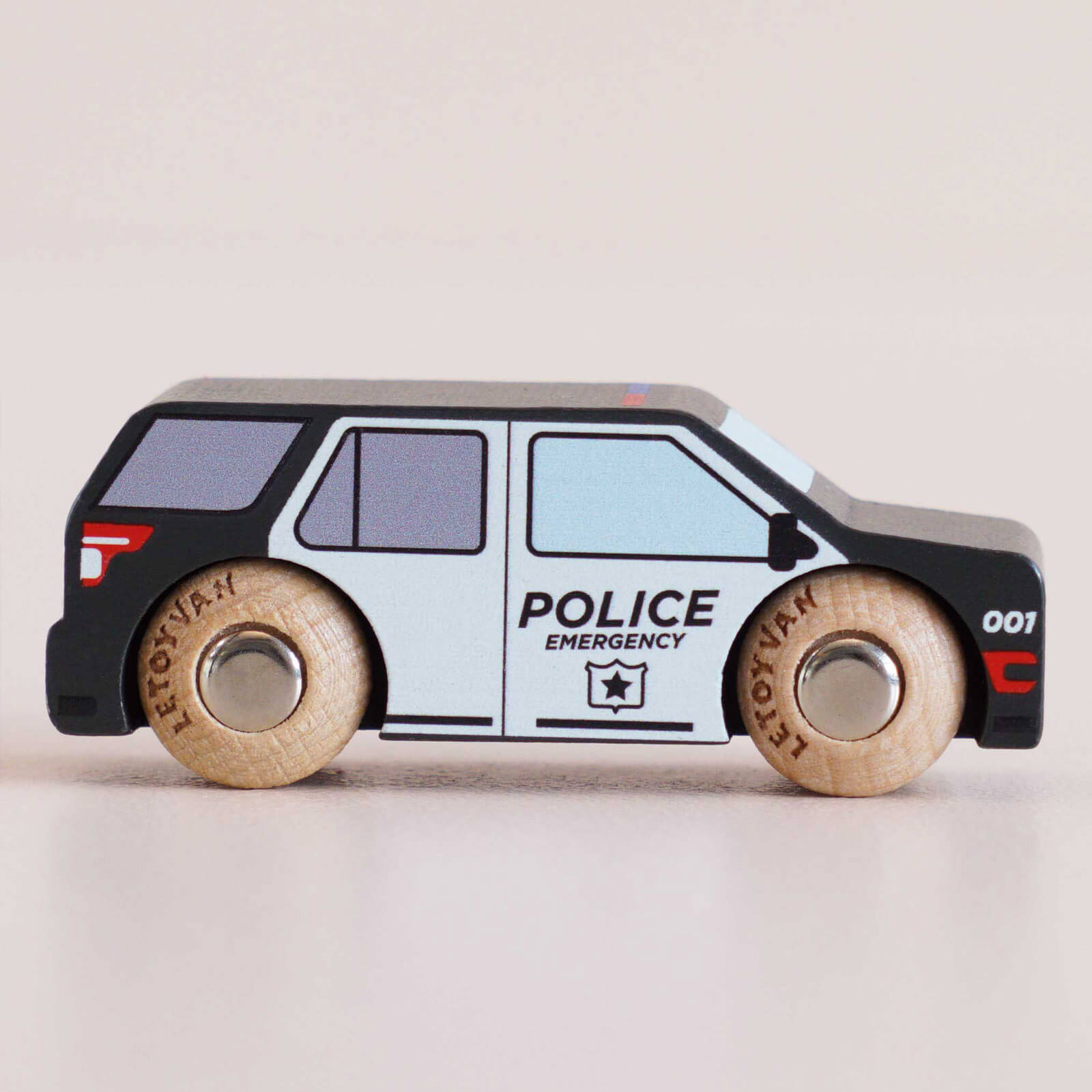 Wooden Police Car - GT260 Liberty