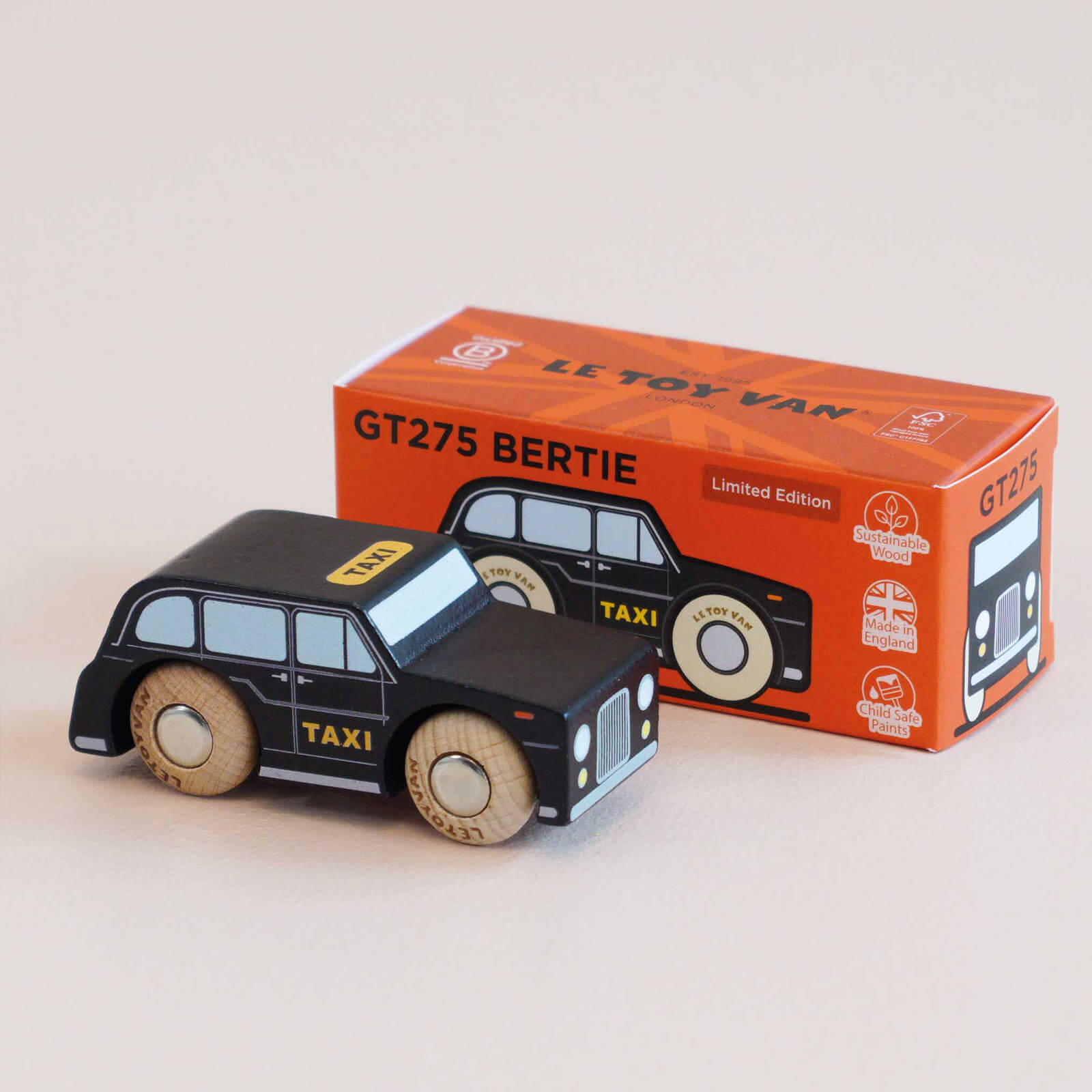 Wooden Black Taxi - GT275 Bertie