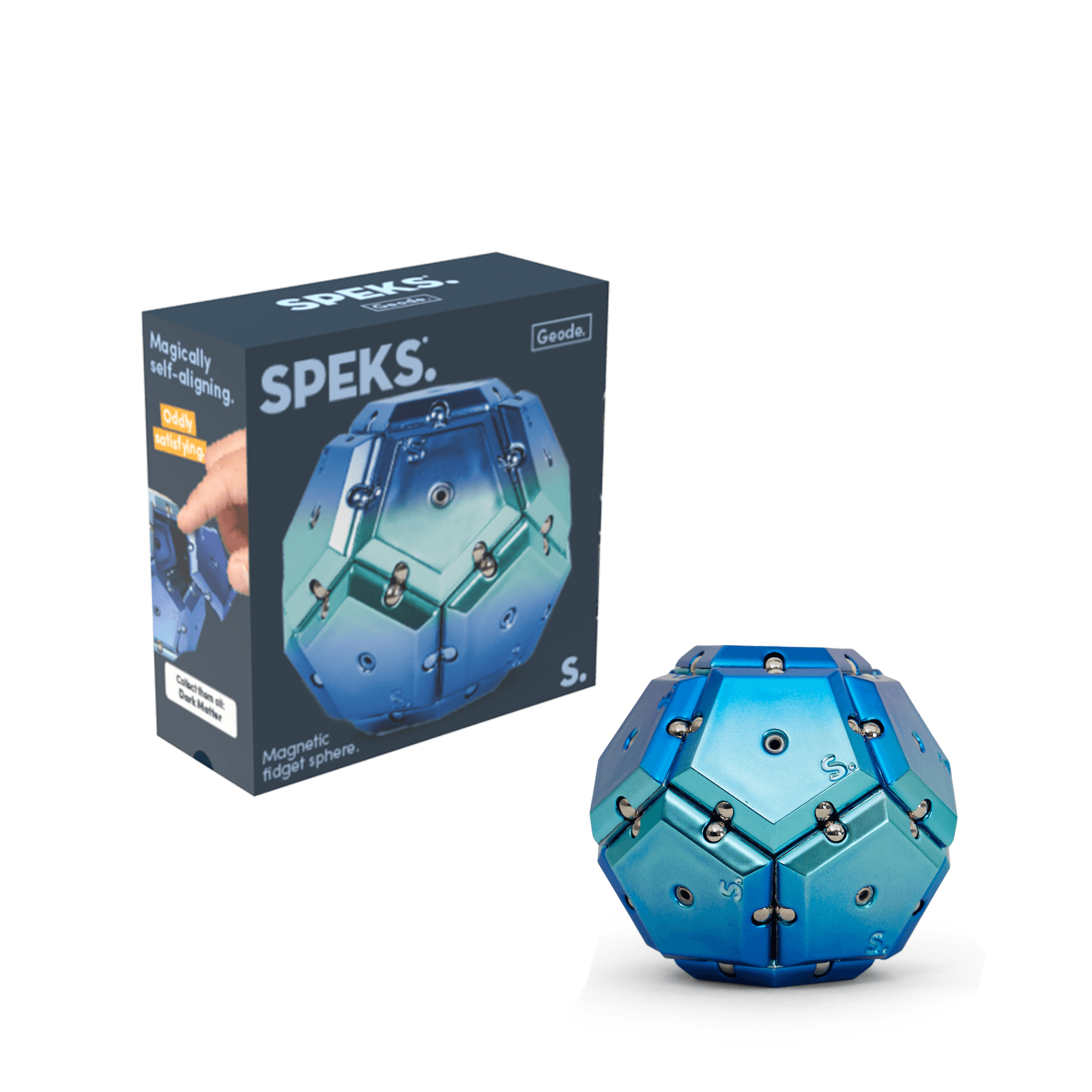 Geode Magnetic Fidget Sphere - Cosmos
