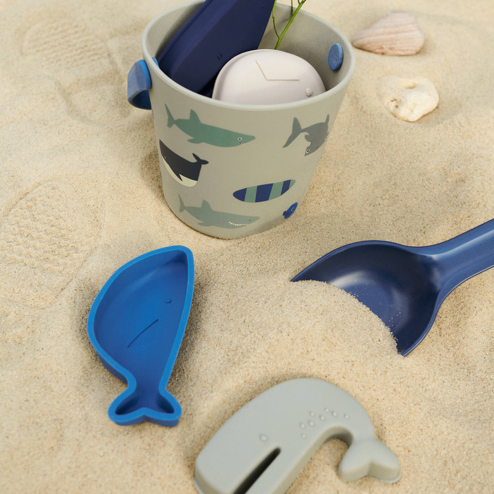 Gilma Shark Beach Set - Shark Dove Blue