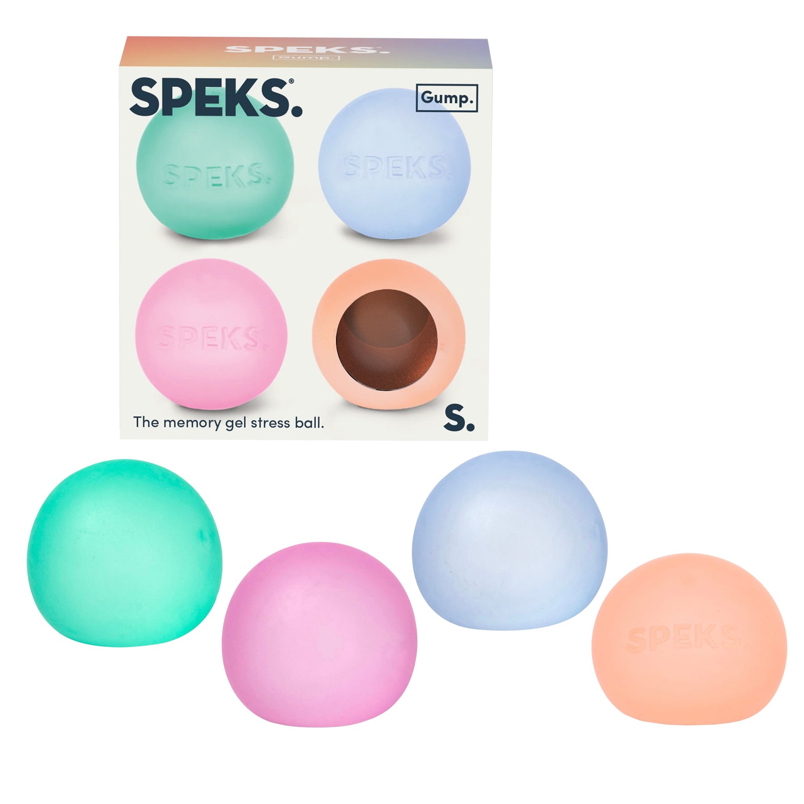 Mini Gump Stress Ball - 4 Pack