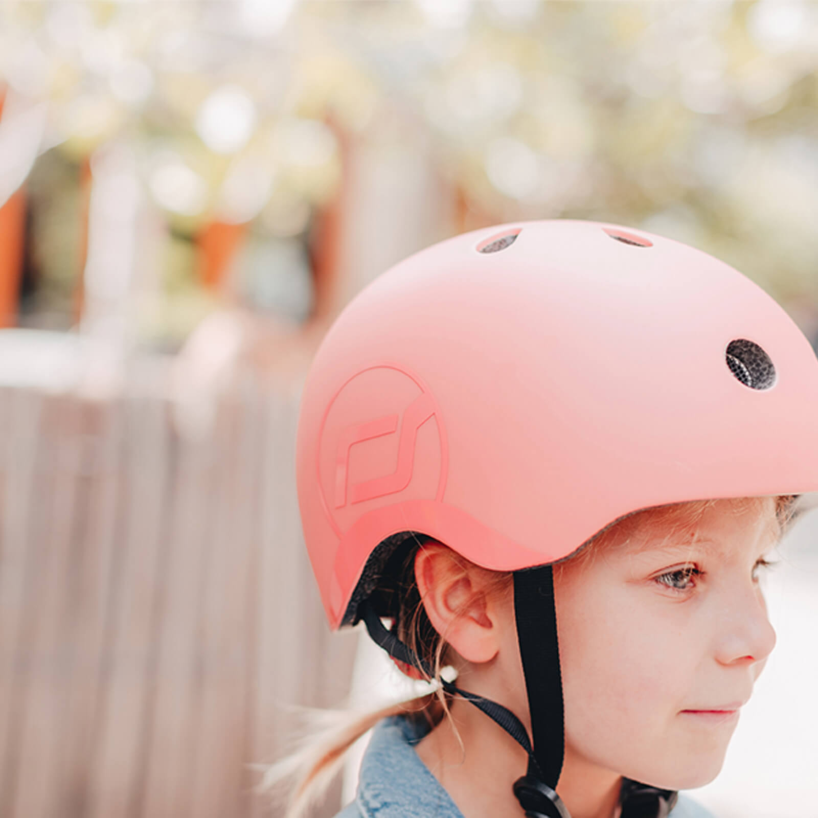 S-M Helmet - Peach