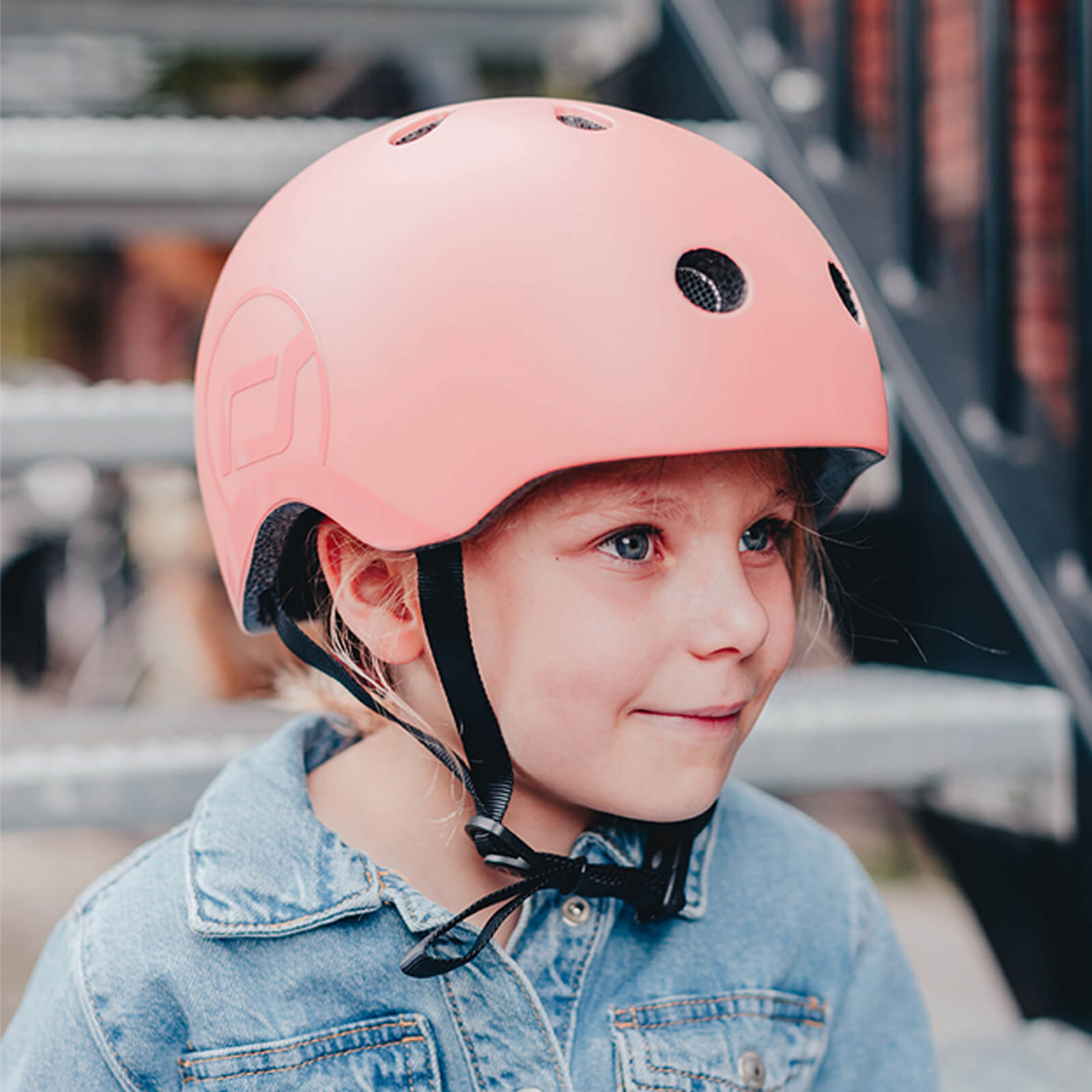 S-M Helmet - Peach