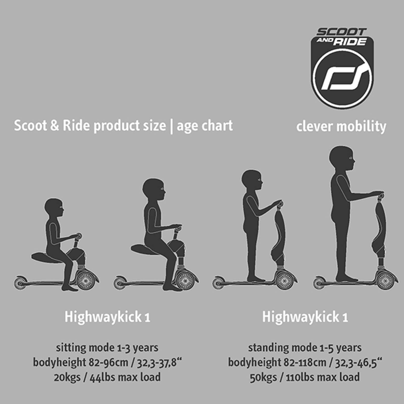 Highwaykick 1 Scooter - Forest